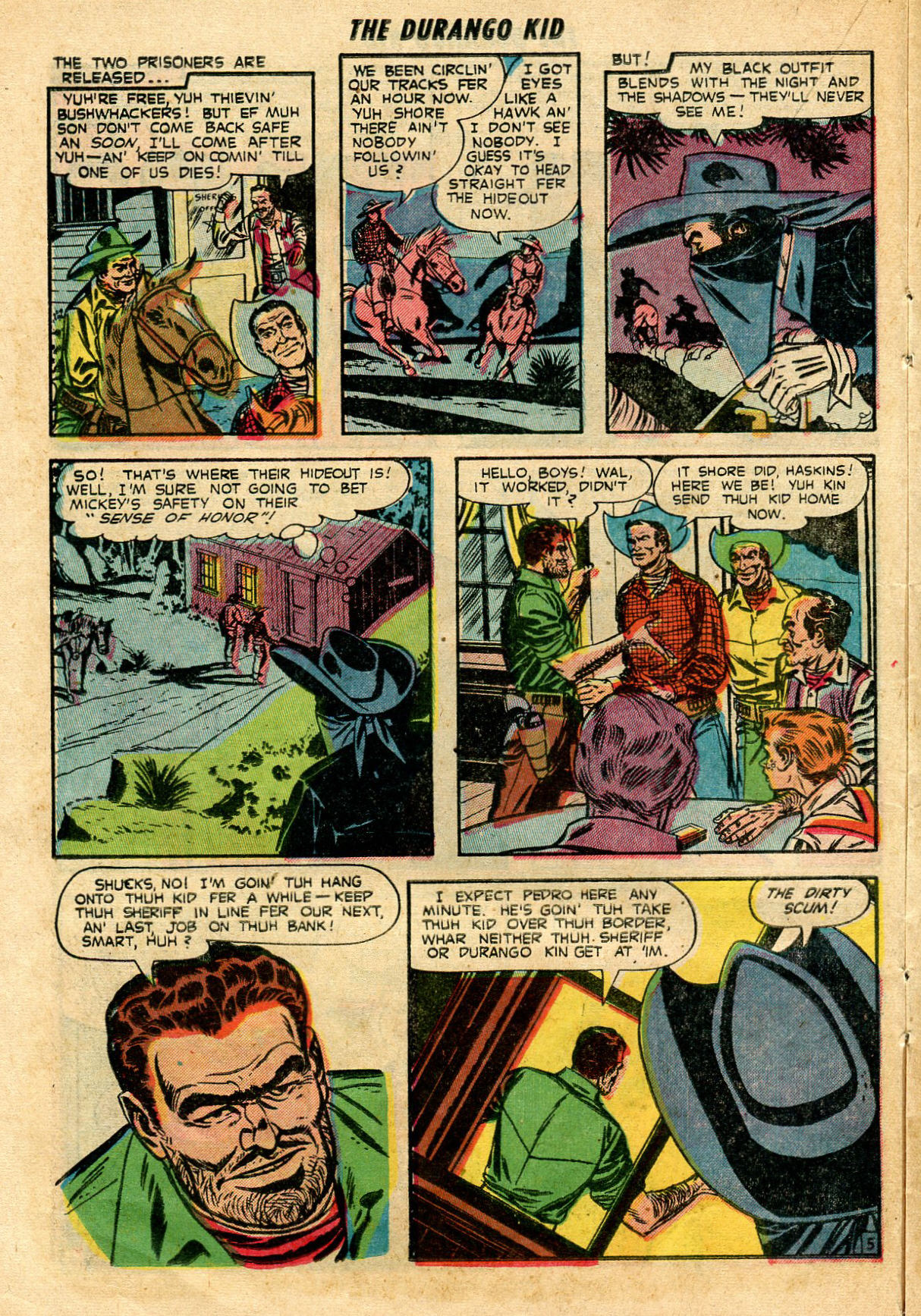 Read online Charles Starrett as The Durango Kid comic -  Issue #18 - 16
