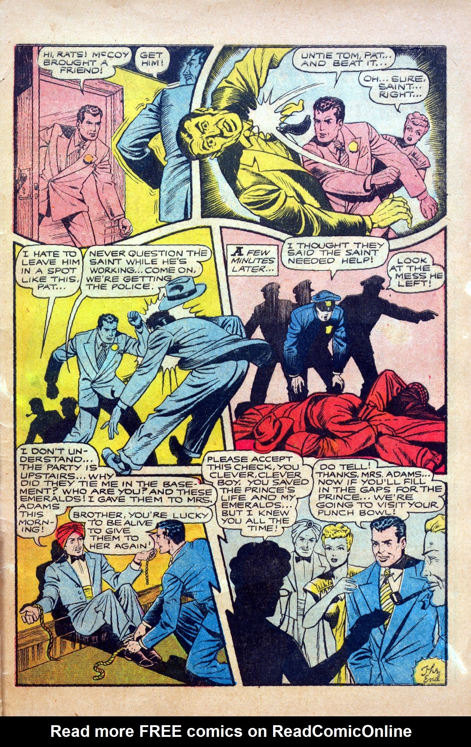 Read online The Saint (1947) comic -  Issue #1 - 33