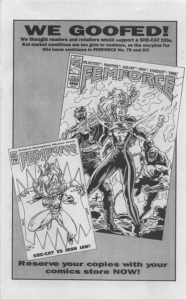 Read online She-Cat comic -  Issue #5A - 35