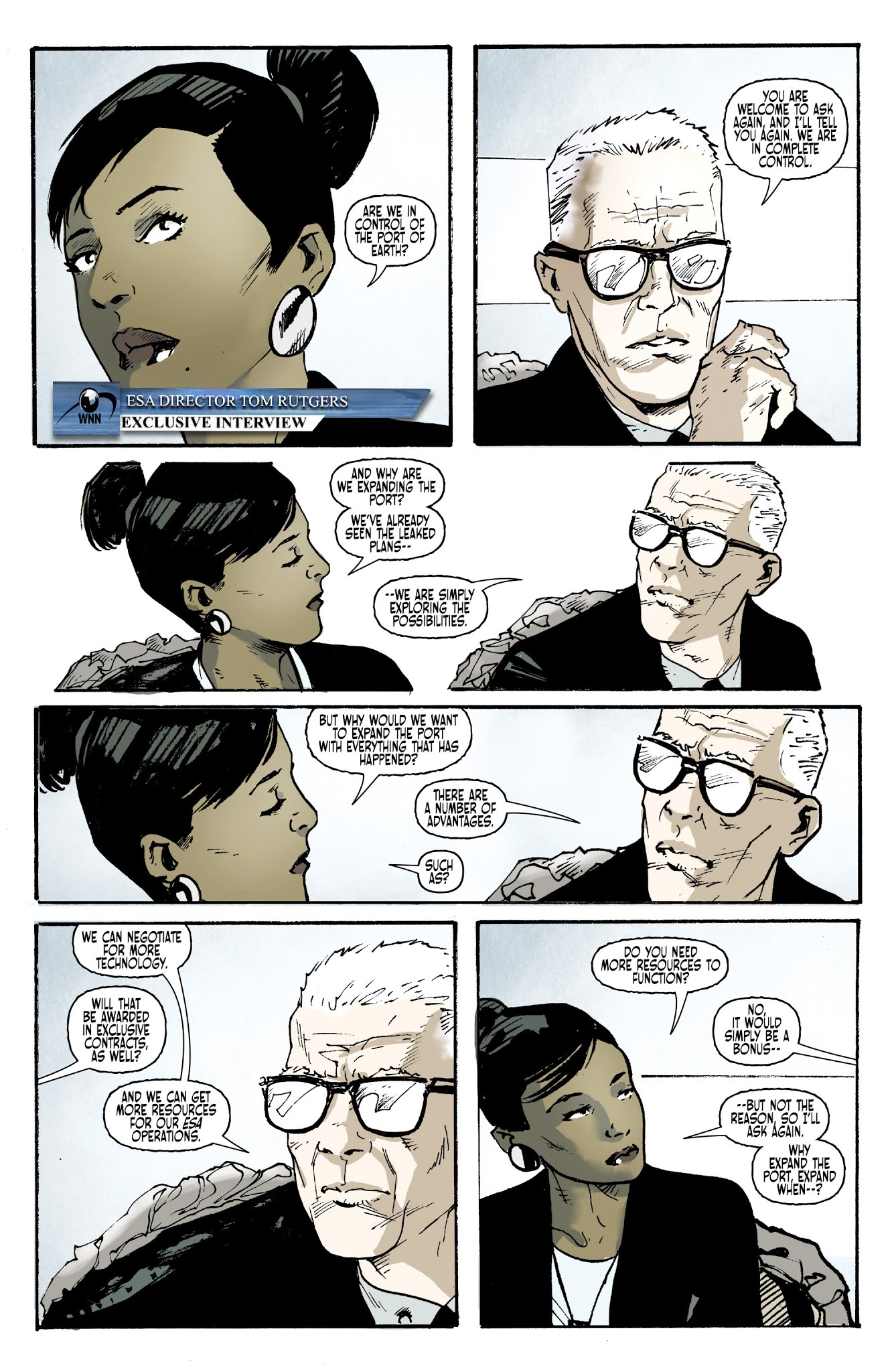 Read online Port of Earth comic -  Issue #8 - 4