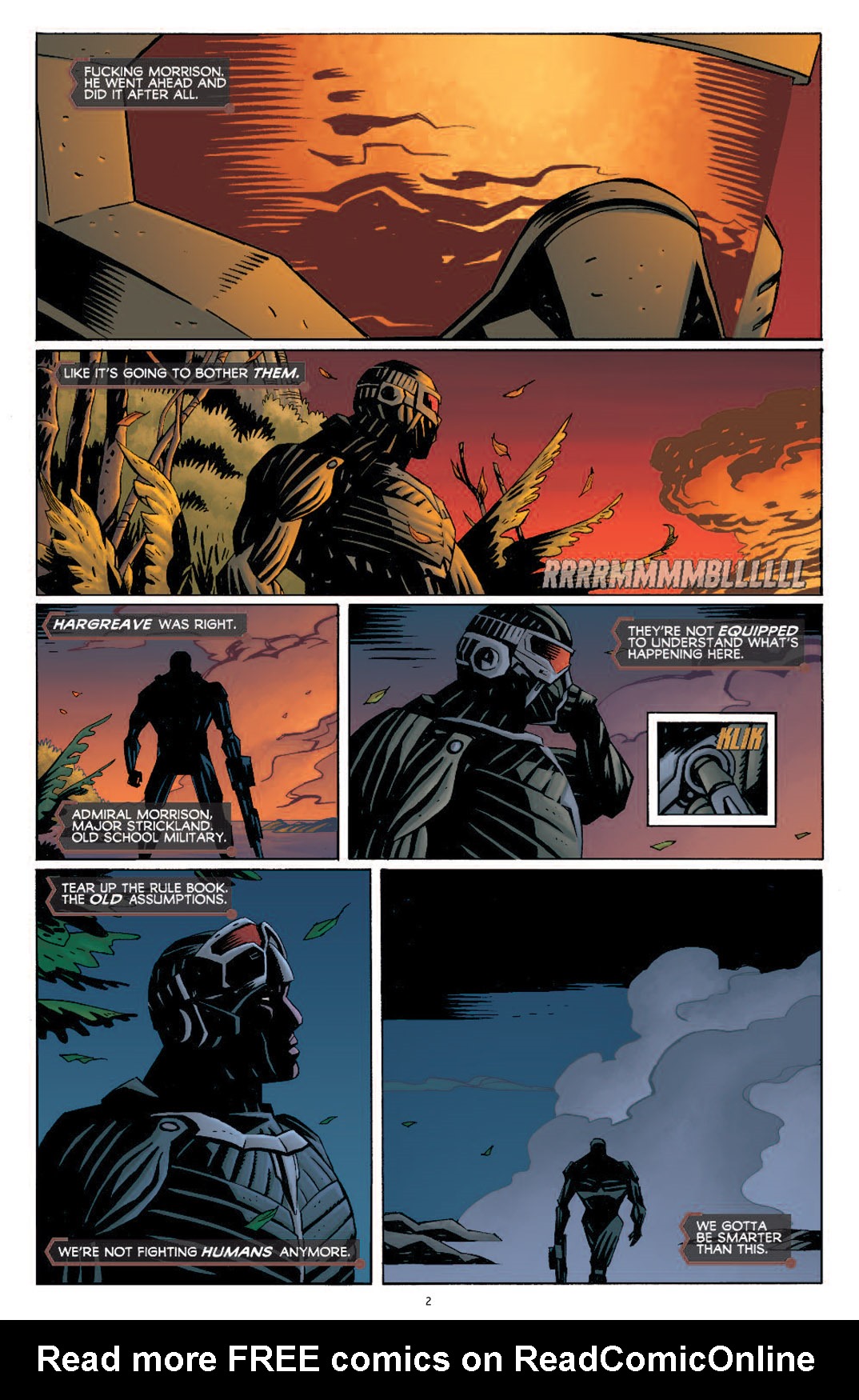 Read online Crysis comic -  Issue #1 - 5
