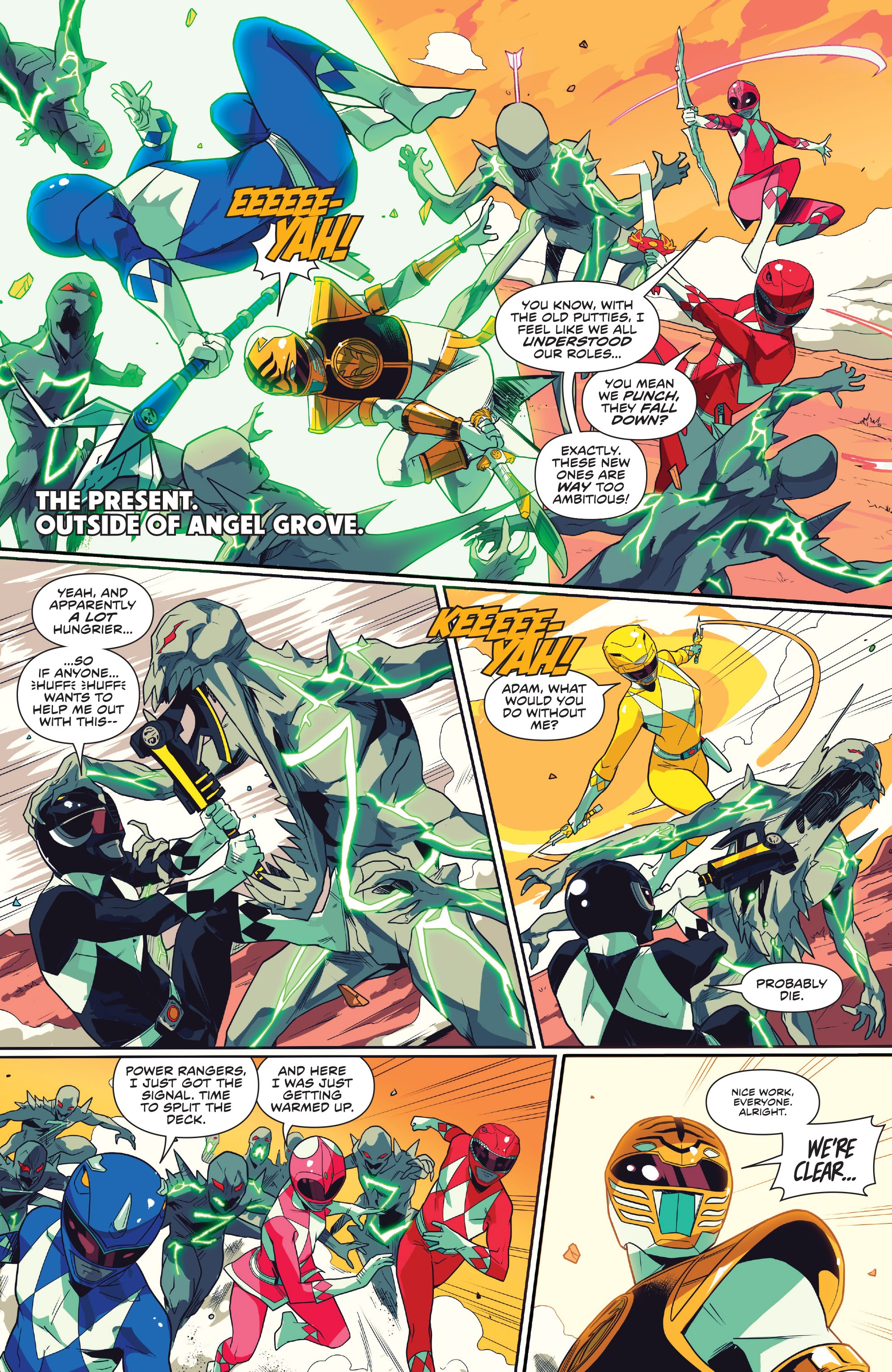 Read online Mighty Morphin comic -  Issue #6 - 7