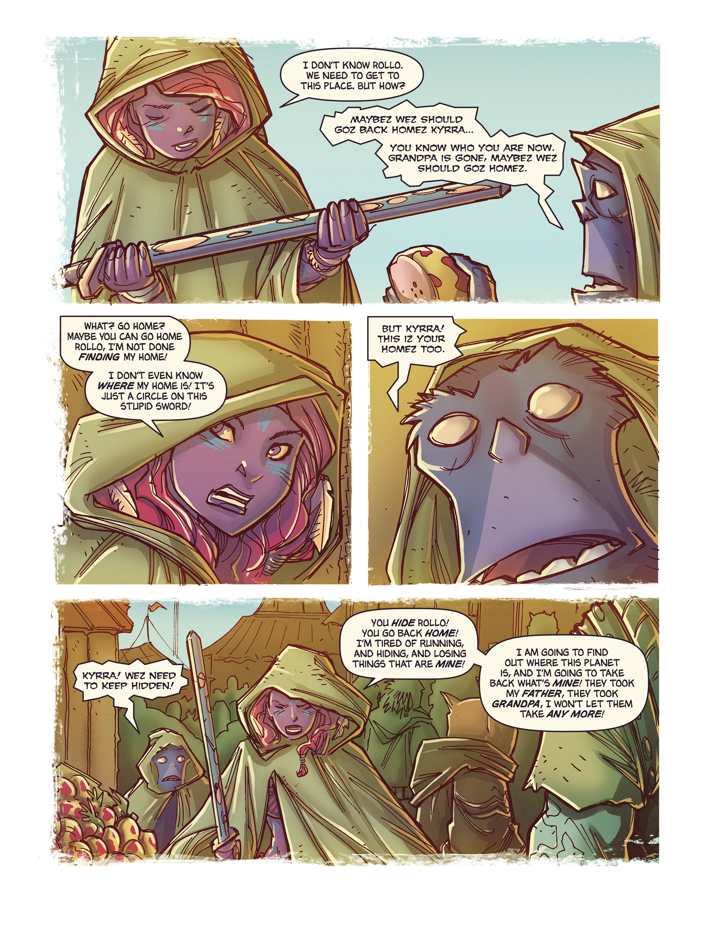 Read online Kyrra: Alien Jungle Girl comic -  Issue #8 - 6