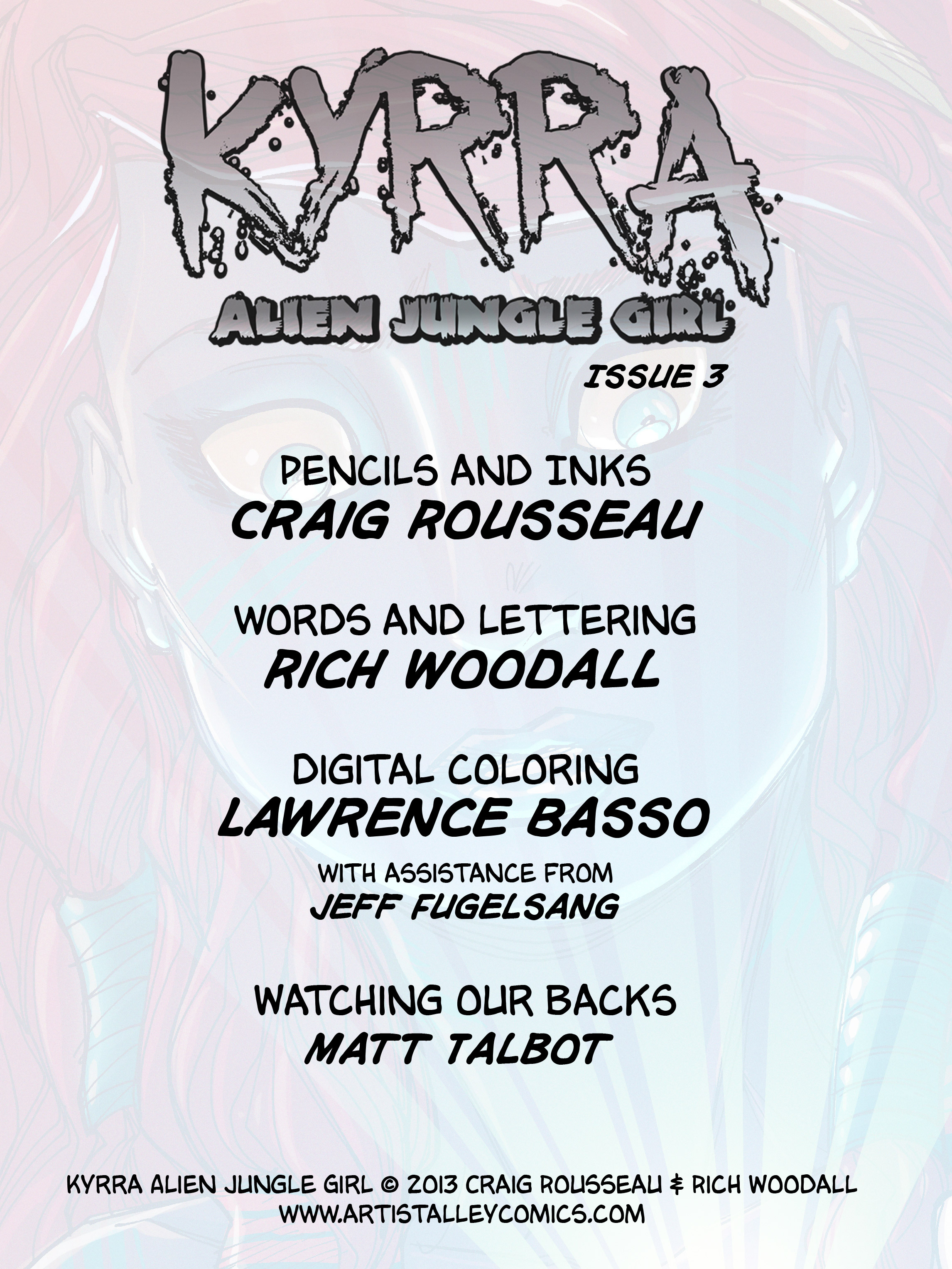 Read online Kyrra: Alien Jungle Girl comic -  Issue #3 - 2