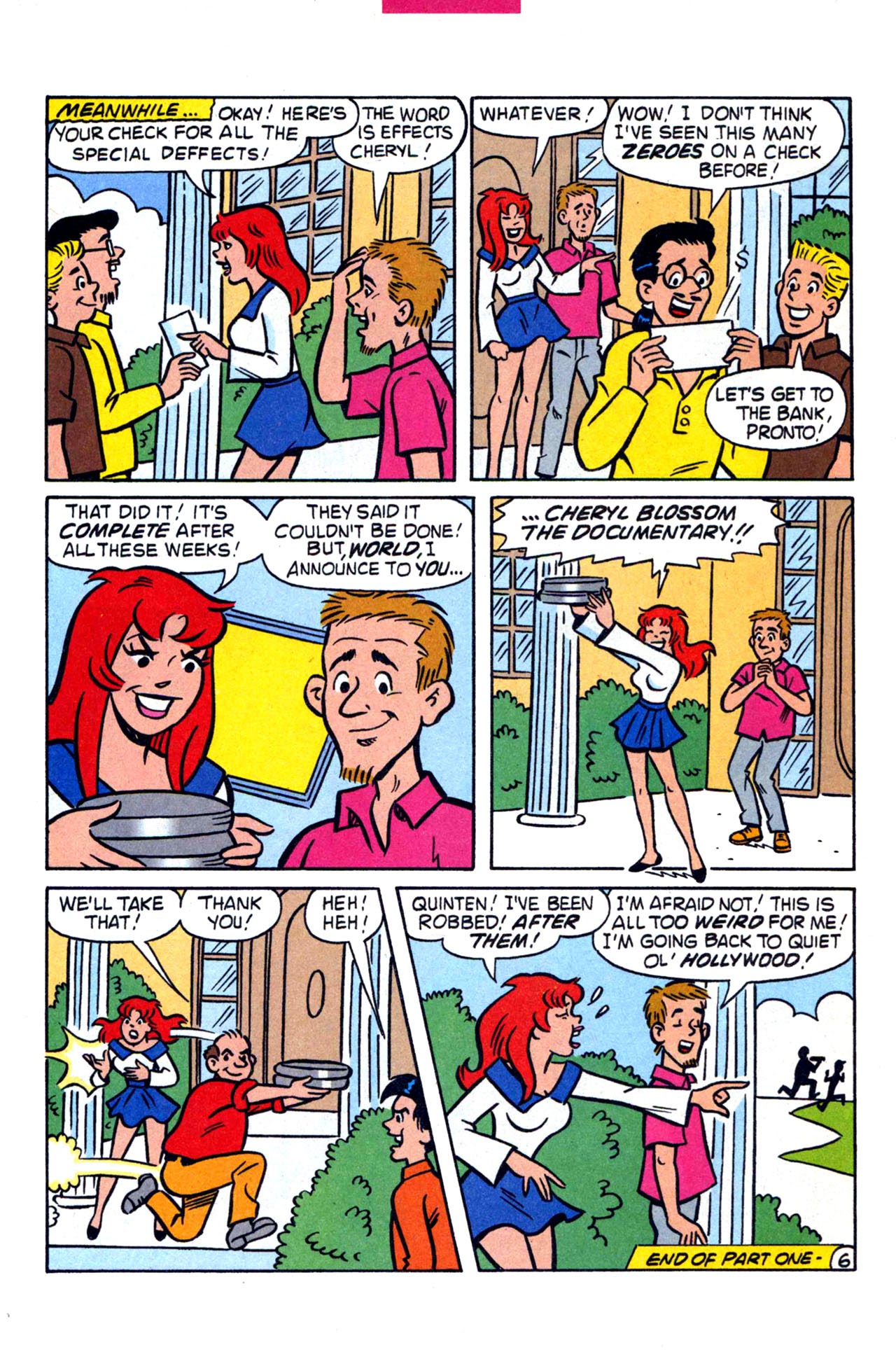 Read online Cheryl Blossom (Goes Hollywood) comic -  Issue #2 - 8
