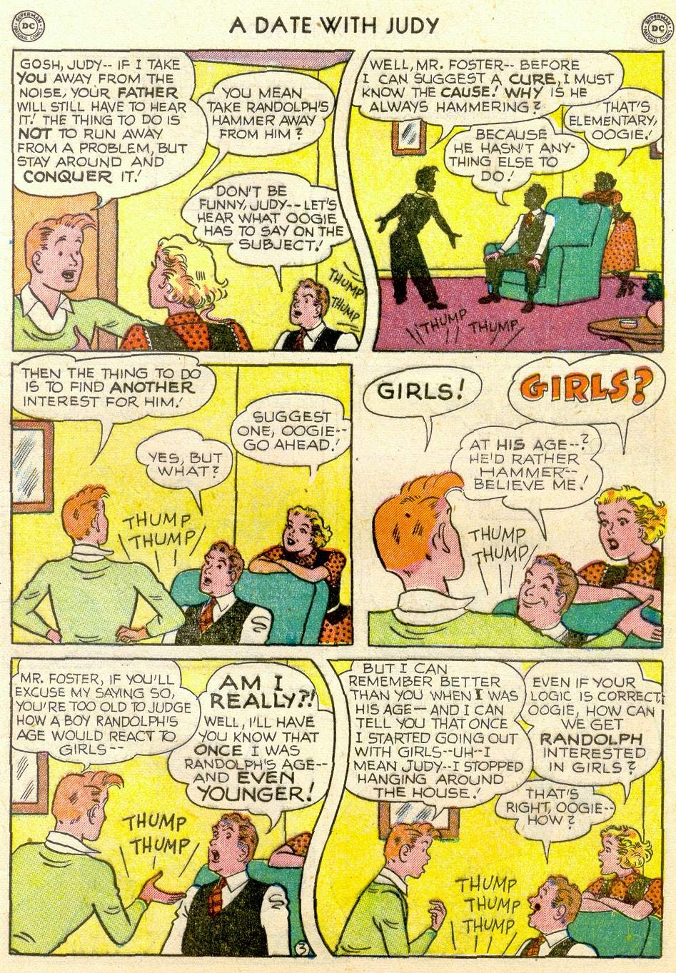 Read online A Date with Judy comic -  Issue #19 - 5