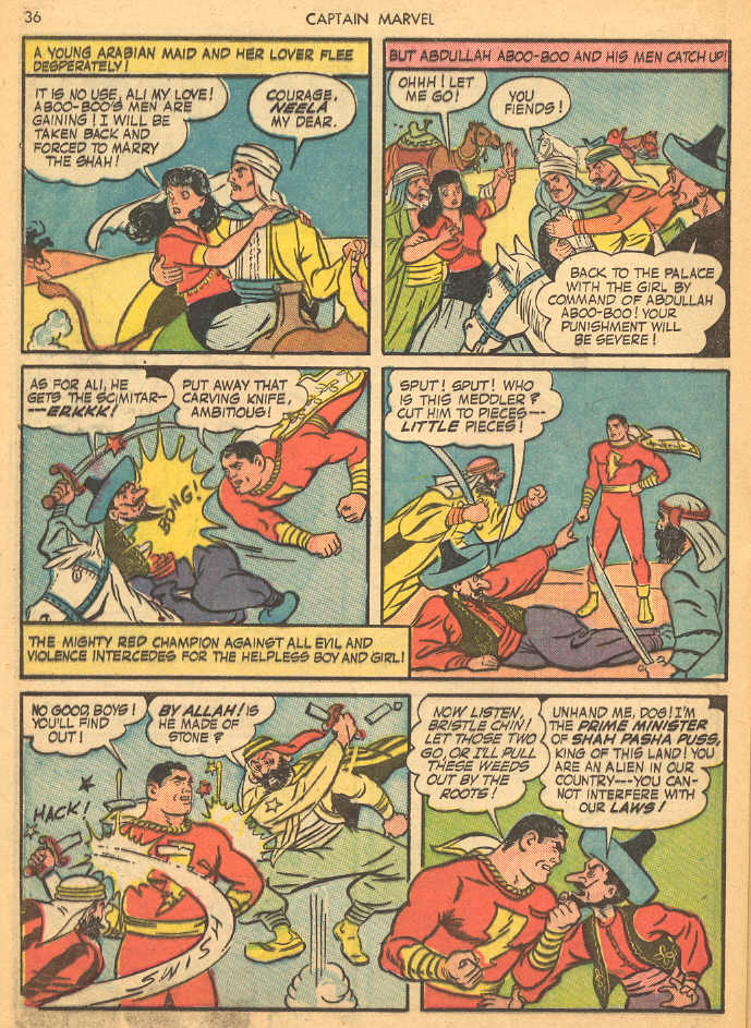 Read online Captain Marvel Adventures comic -  Issue #27 - 36