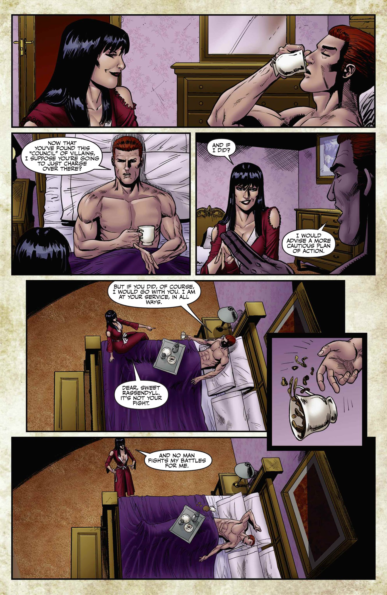 Read online Legenderry: Vampirella comic -  Issue #4 - 13