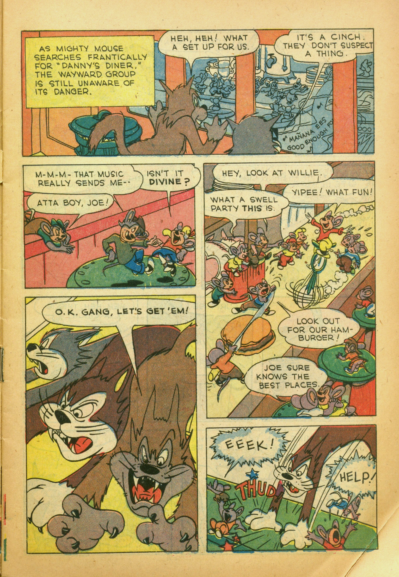 Read online Paul Terry's Mighty Mouse Comics comic -  Issue #39 - 39