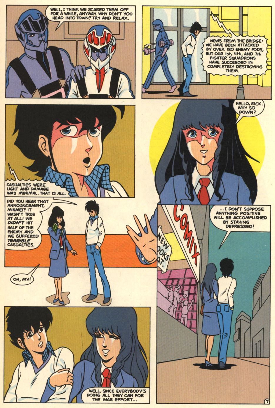 Read online Robotech The Macross Saga comic -  Issue #7 - 9