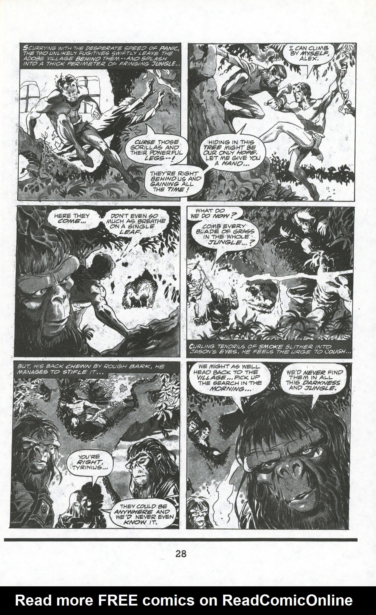 Read online Terror on the Planet of the Apes comic -  Issue #2 - 5