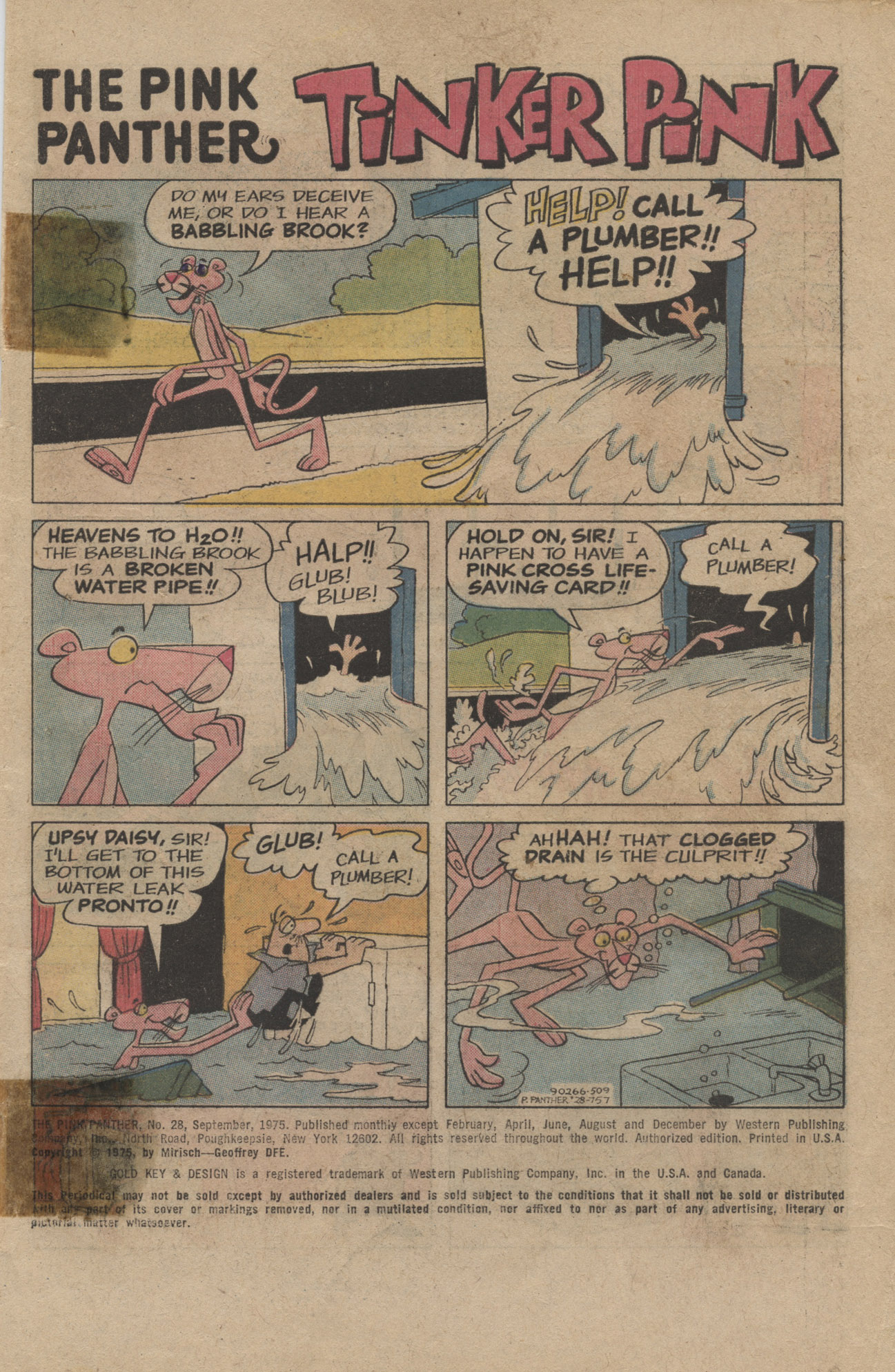 Read online The Pink Panther (1971) comic -  Issue #28 - 3