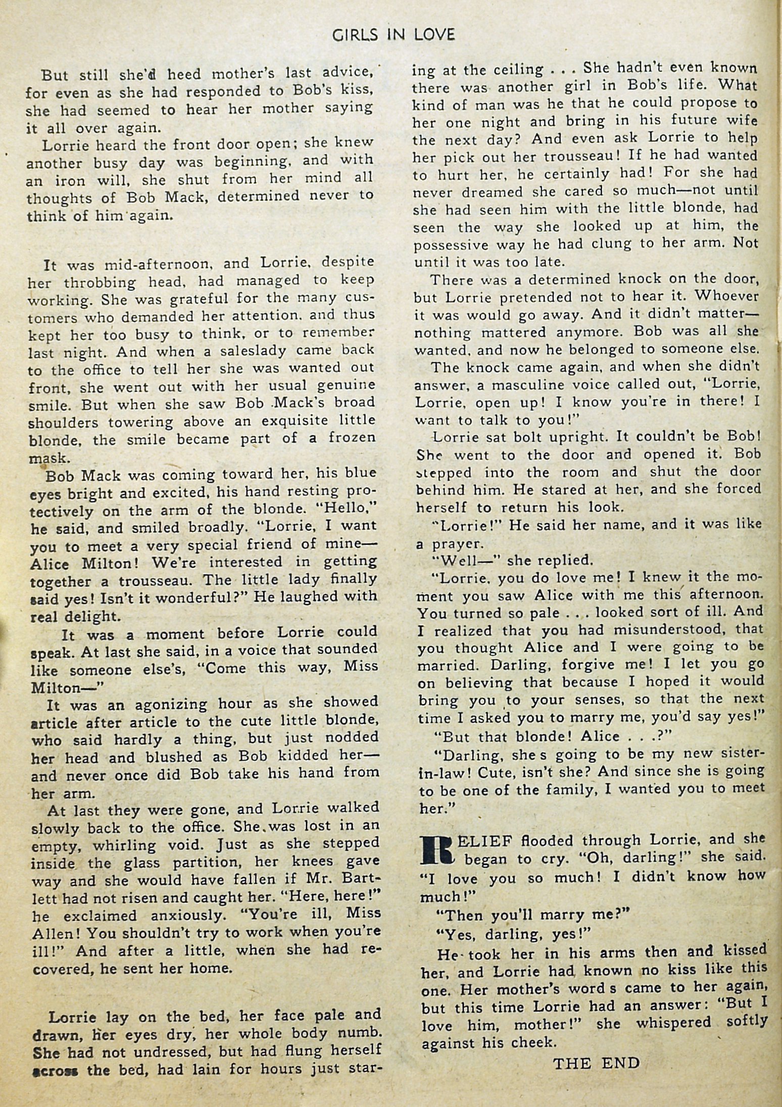 Read online Girls in Love (1950) comic -  Issue #2 - 26
