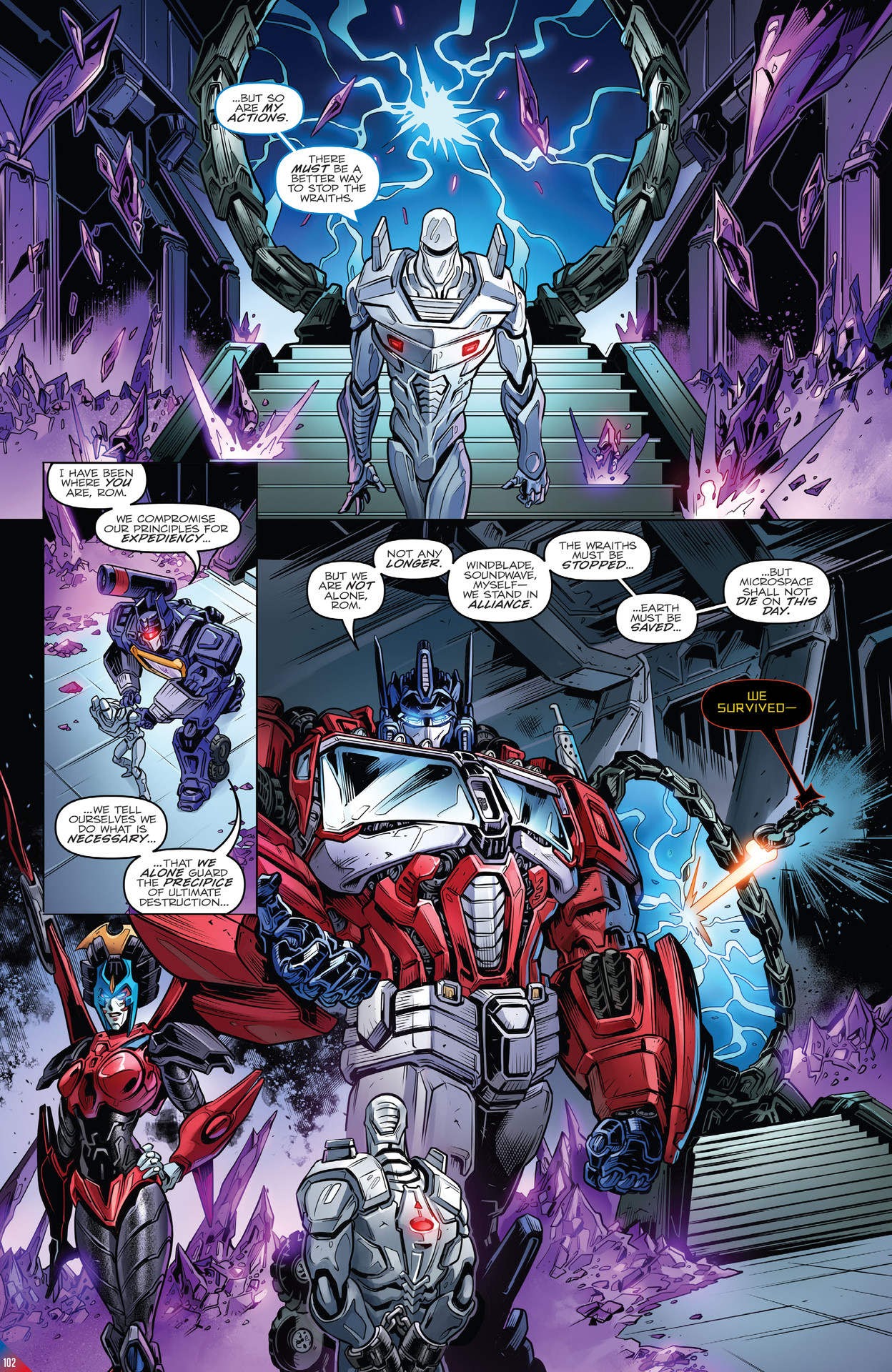 Read online Transformers: The IDW Collection Phase Three comic -  Issue # TPB 1 (Part 1) - 100