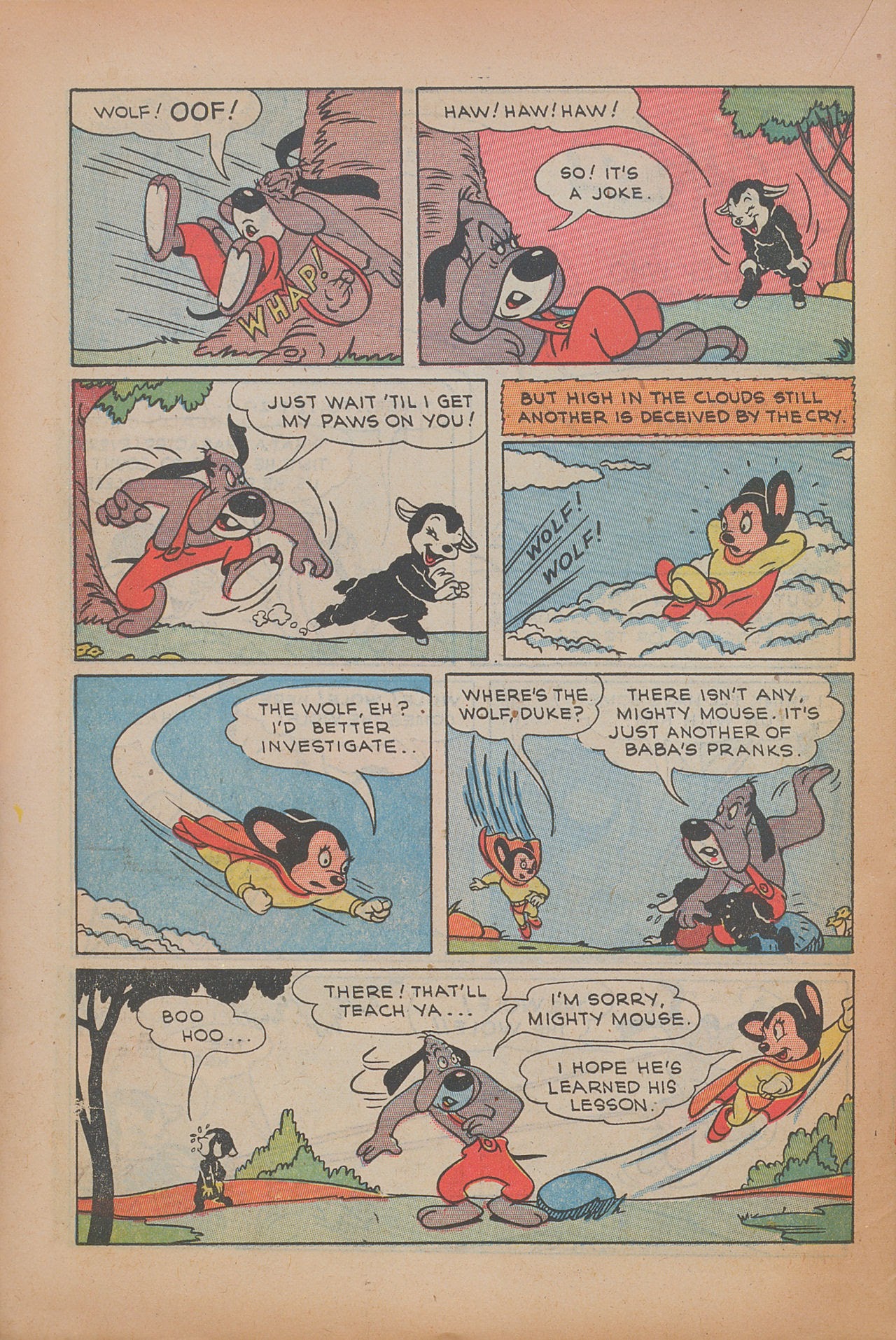 Read online Paul Terry's Mighty Mouse Comics comic -  Issue #5 - 22