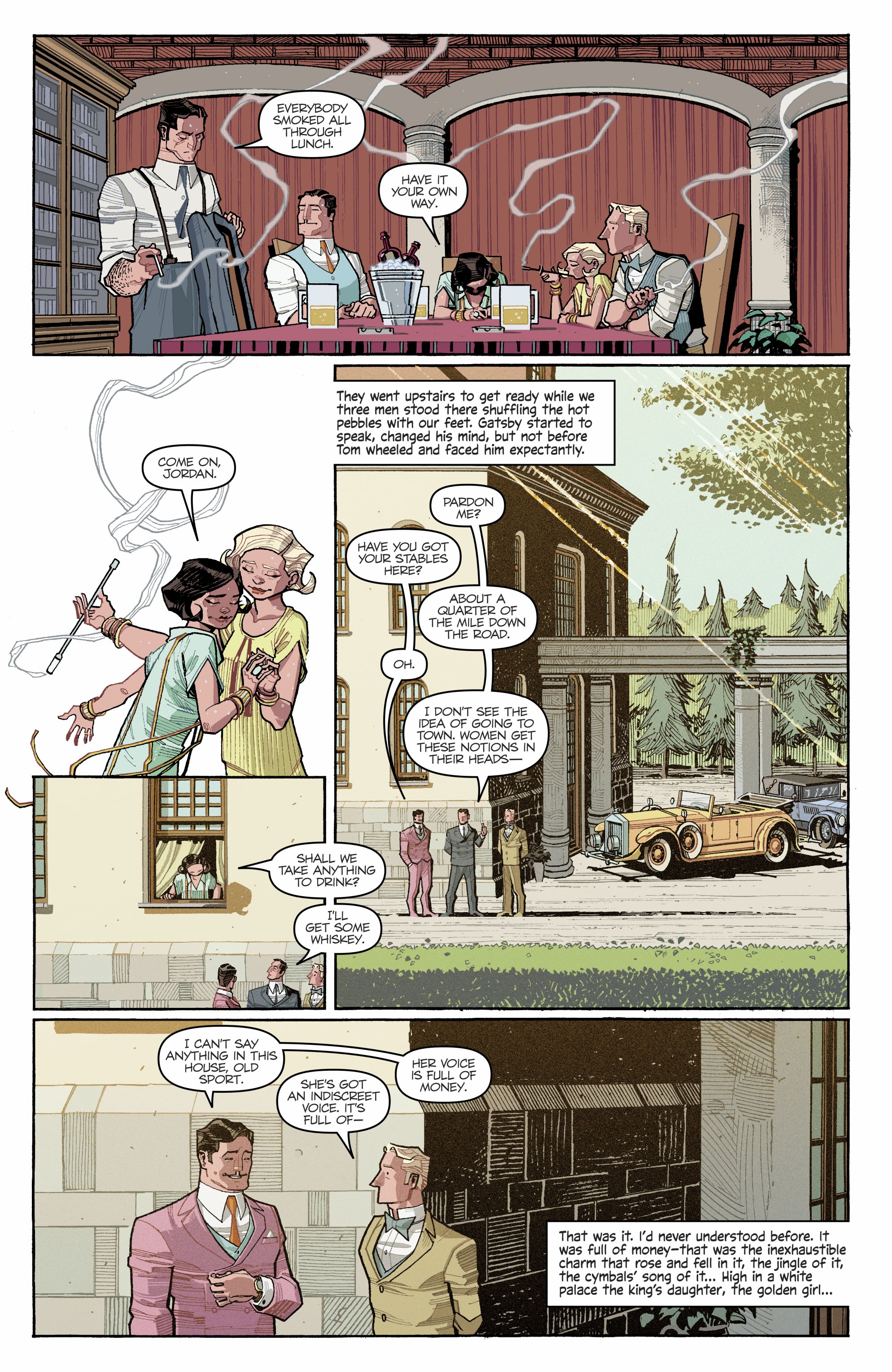 Read online The Great Gatsby comic -  Issue #5 - 12