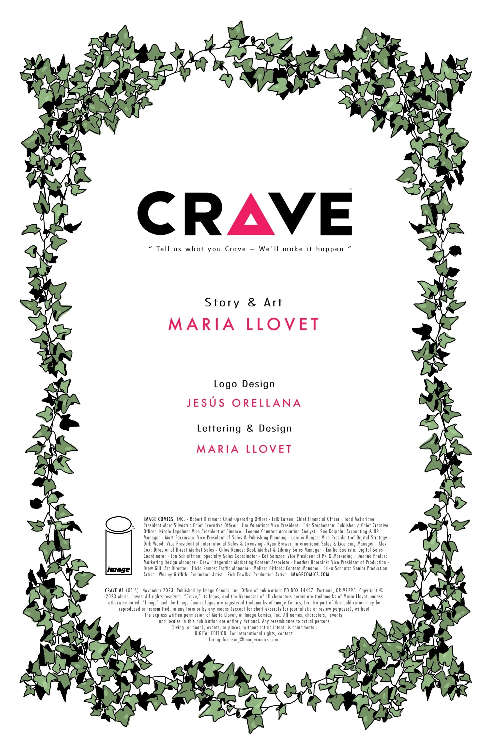 Read online Crave comic -  Issue #1 - 2