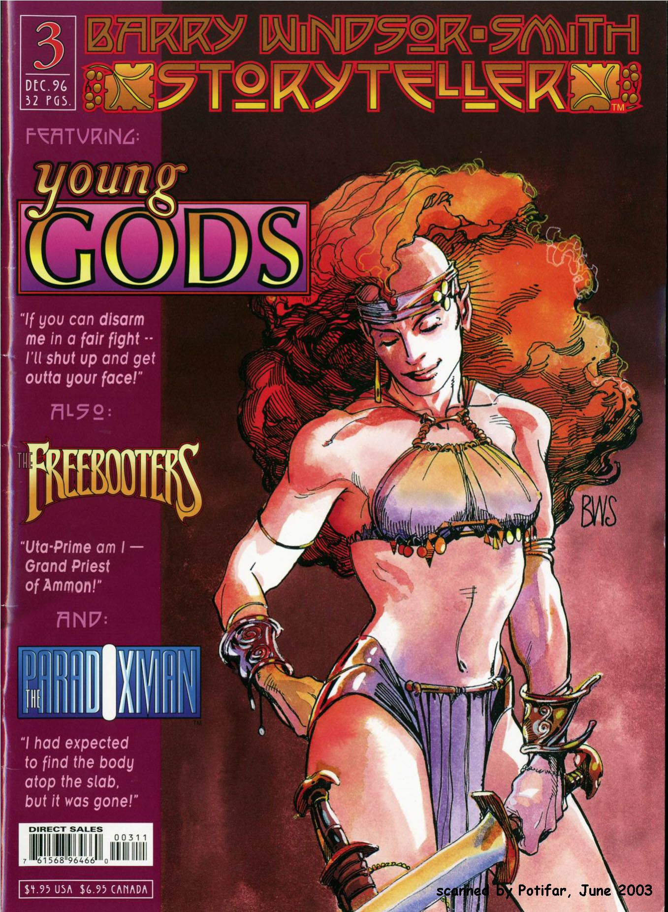 Read online Barry Windsor-Smith: Storyteller comic -  Issue #3 - 1