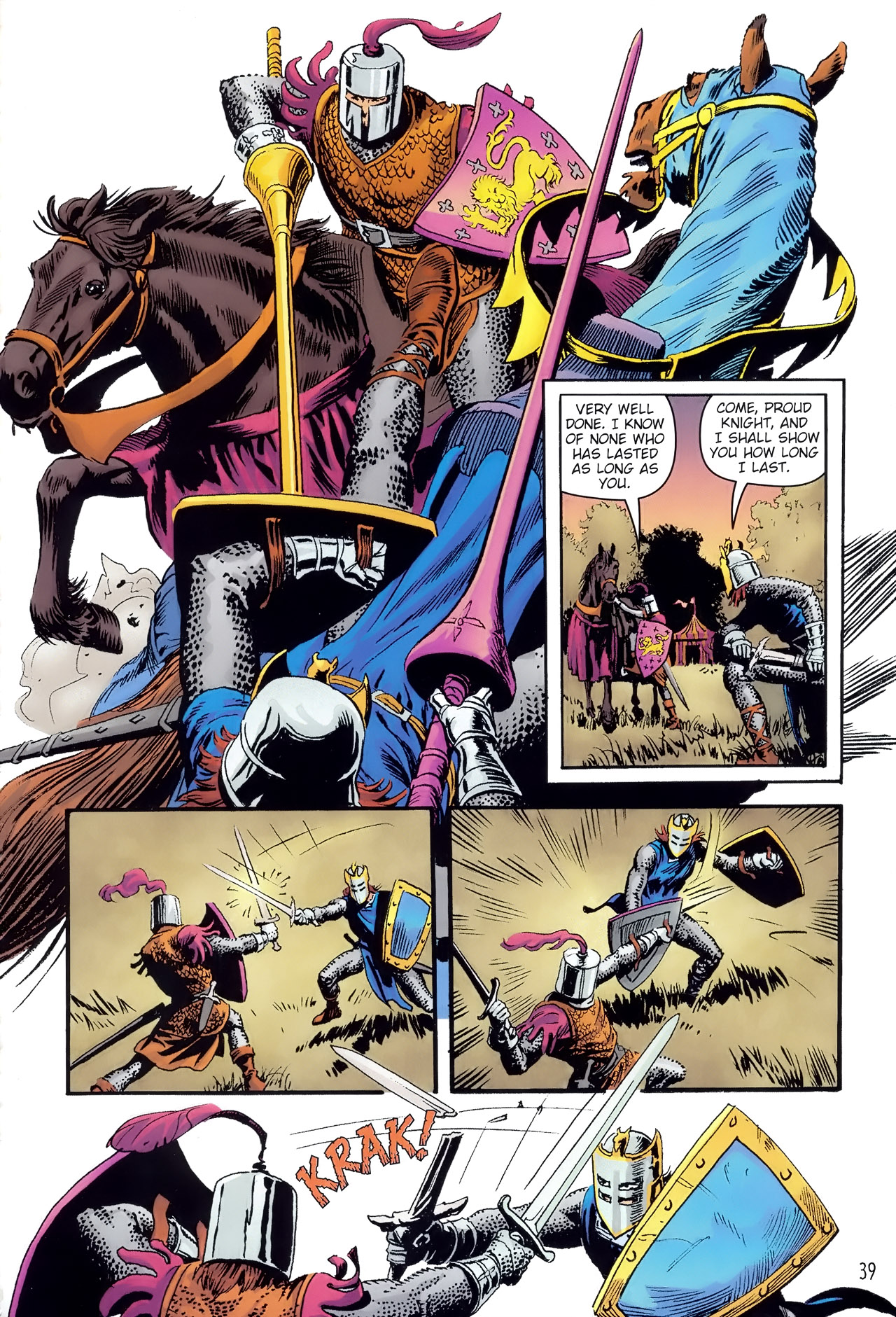 Read online King Arthur - Excalibur Unsheated comic -  Issue # Full - 39