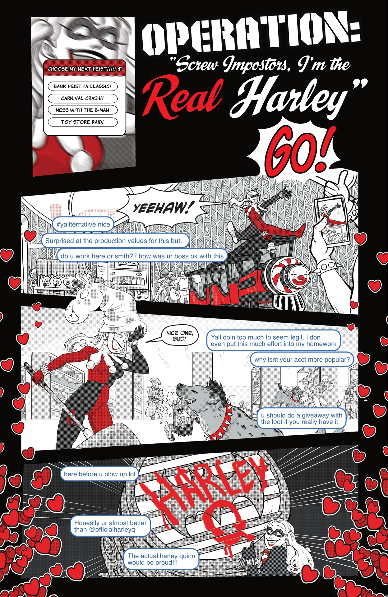 Read online Harley Quinn: Black   White   Redder comic -  Issue #5 - 32