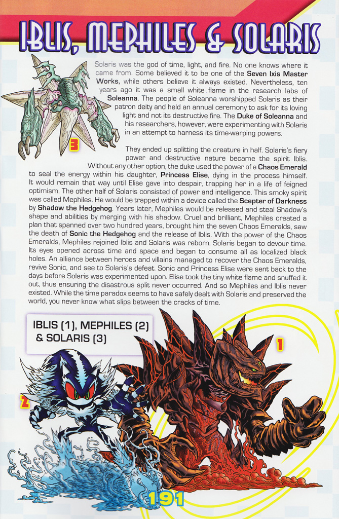 Read online Sonic the Hedgehog: The Complete Sonic Comic Encyclopedia comic -  Issue # TPB - 193
