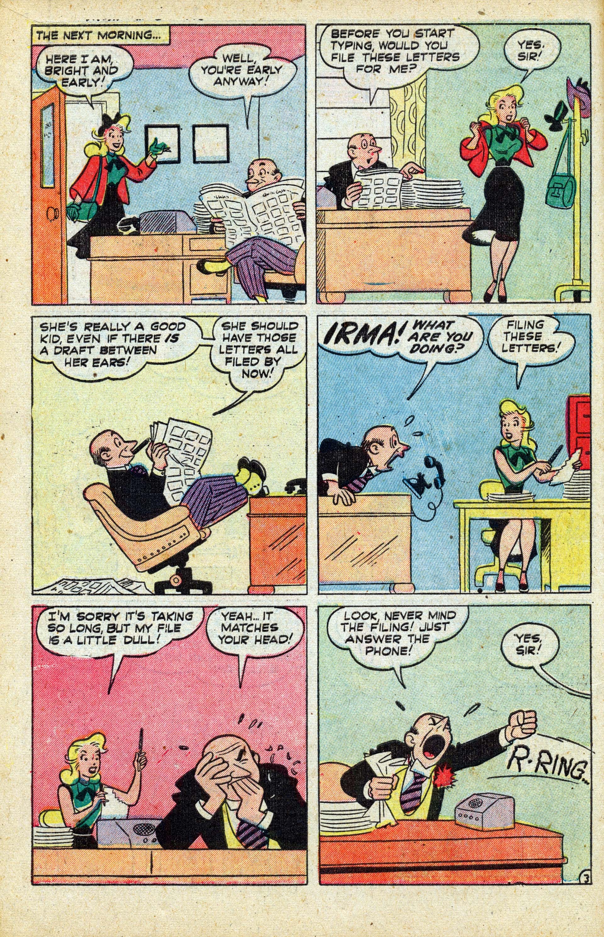 Read online My Friend Irma comic -  Issue #6 - 14