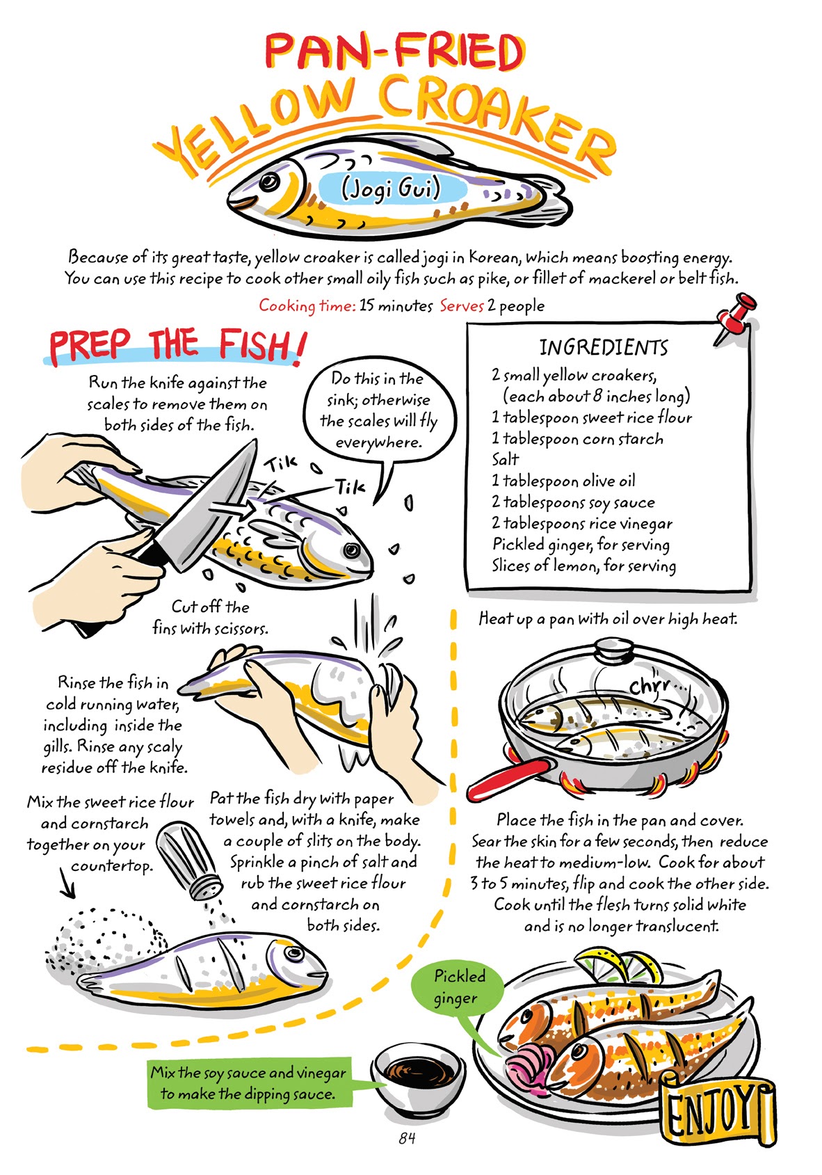 Read online Cook Korean! A Comic Book With Recipes comic -  Issue # TPB (Part 1) - 83