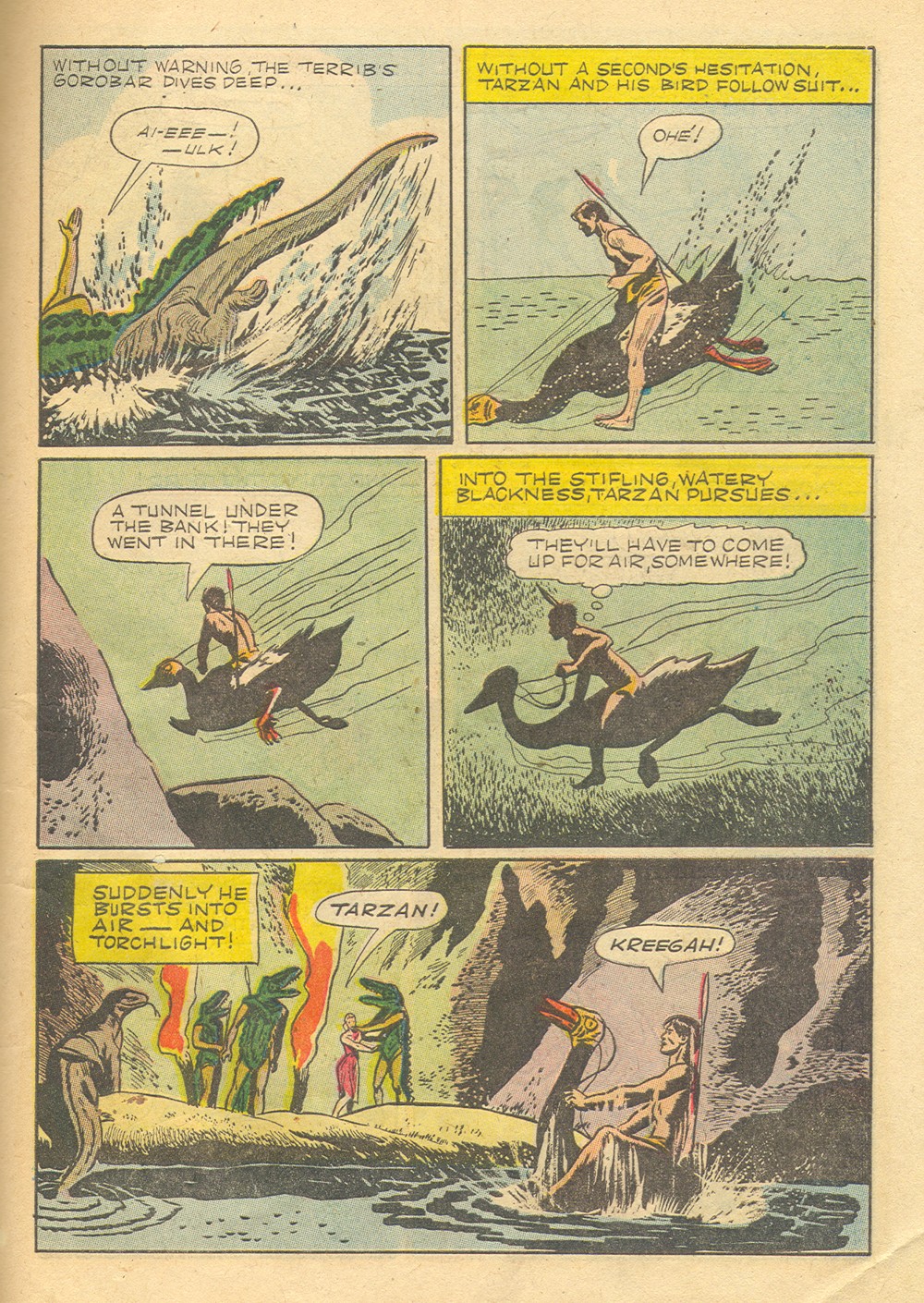 Read online Tarzan (1948) comic -  Issue #36 - 37