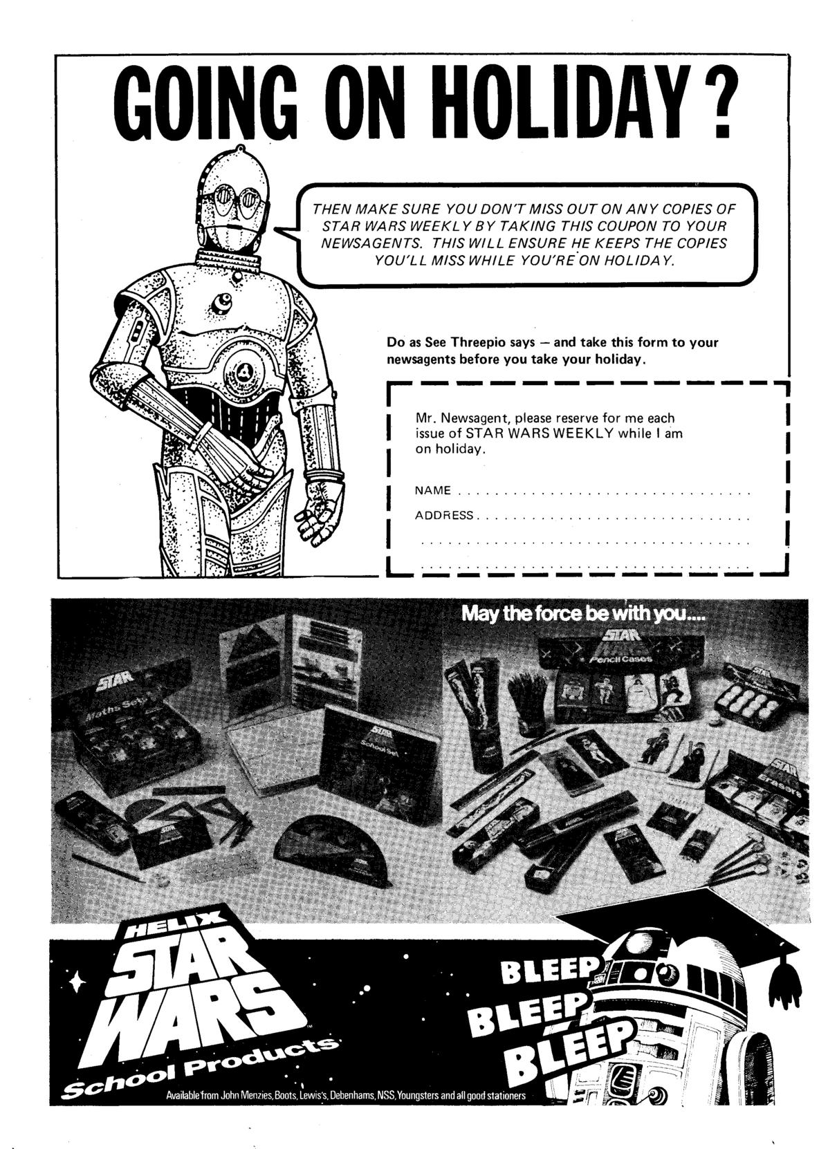 Read online Star Wars Weekly comic -  Issue #28 - 15