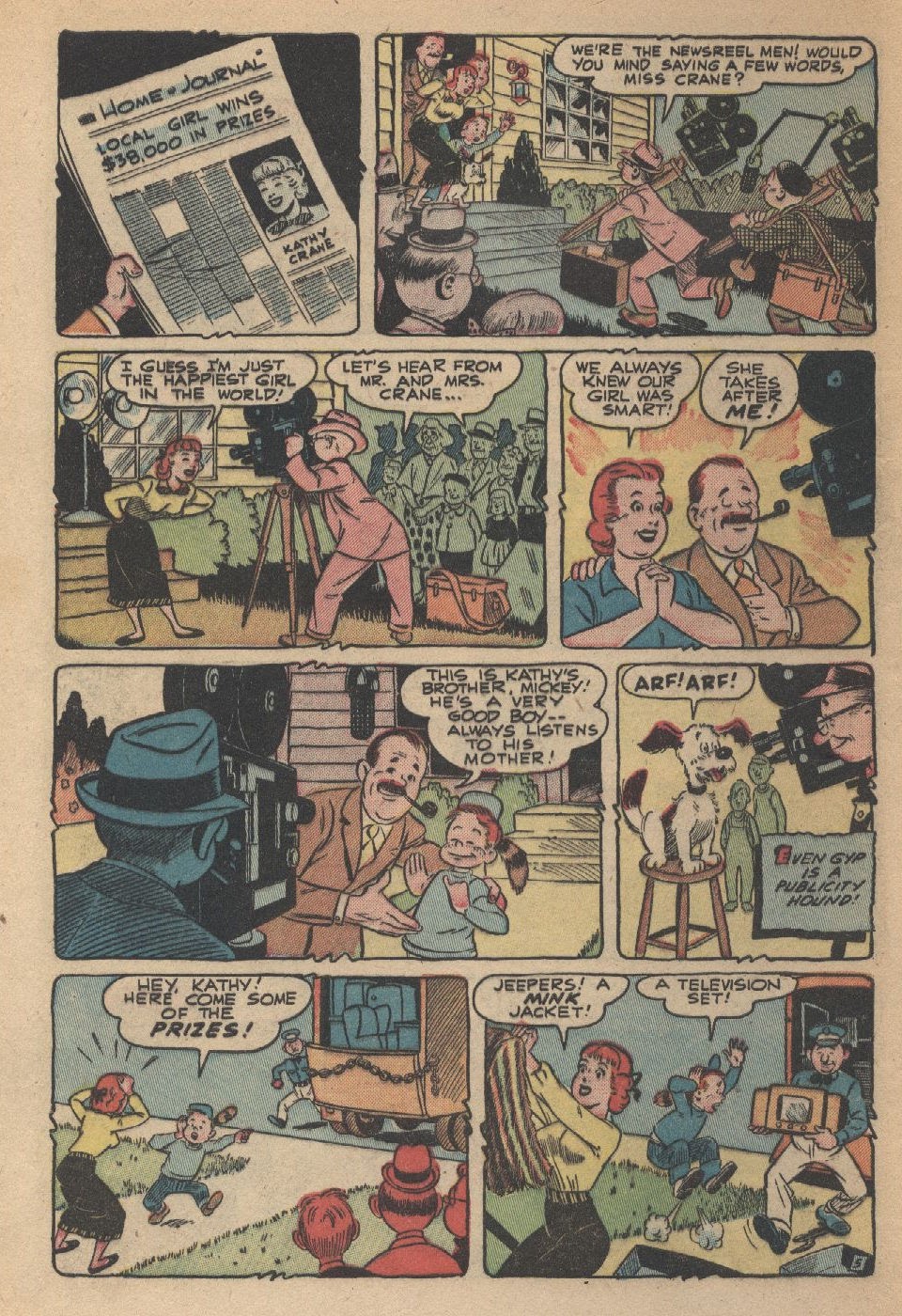 Read online Kathy (1949) comic -  Issue #1 - 8