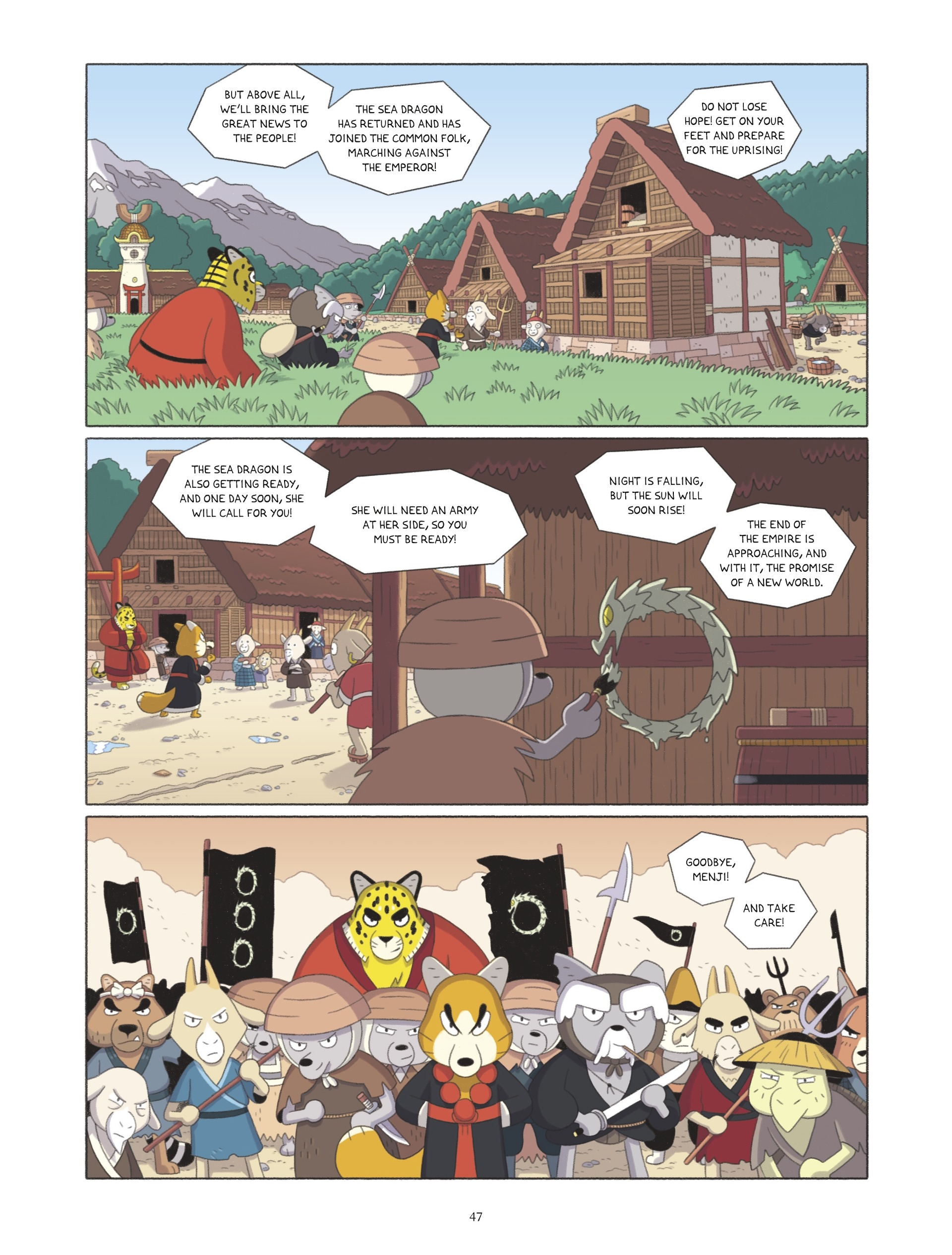 Read online Menji and the Ruins of Mount Mystery comic -  Issue # Full - 47