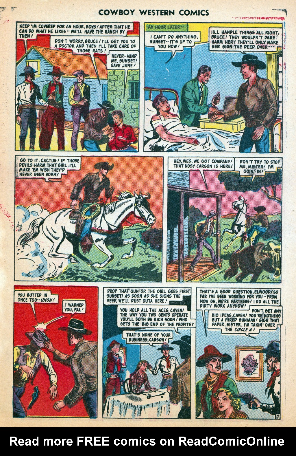 Read online Cowboy Western Comics (1948) comic -  Issue #29 - 9