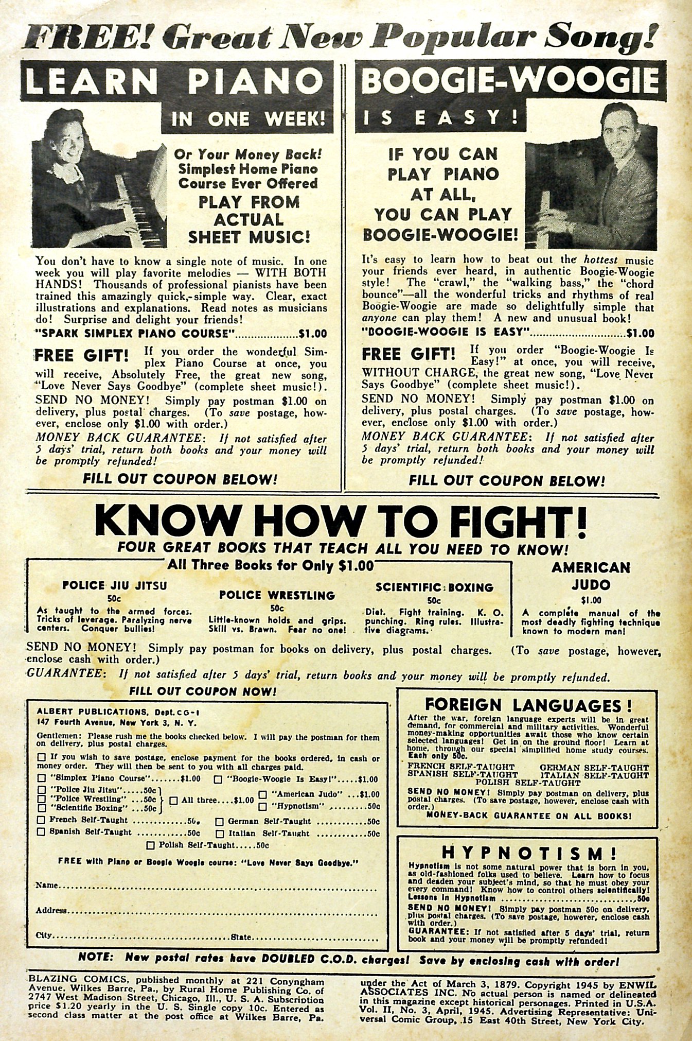 Read online Blazing Comics comic -  Issue #6 - 2