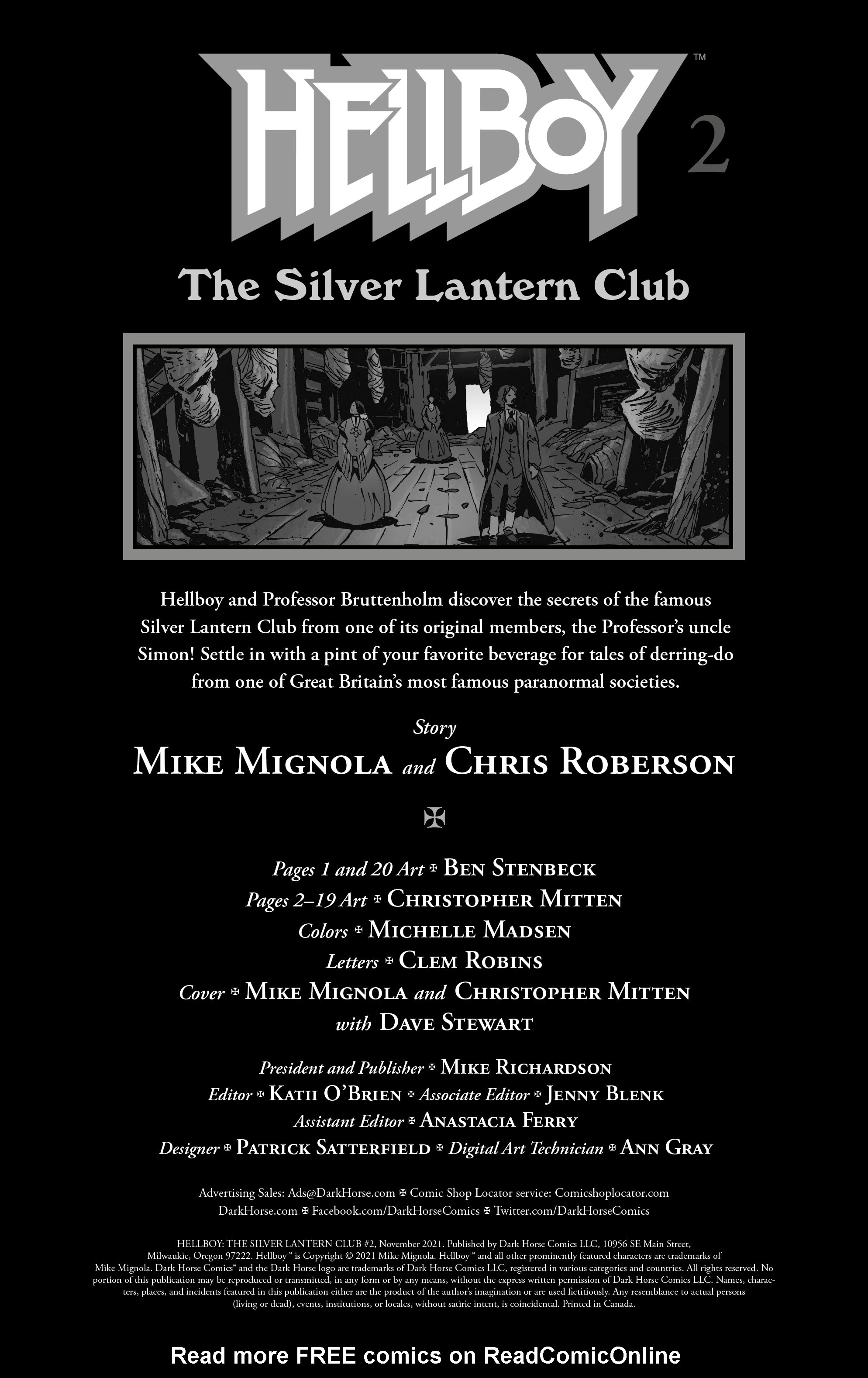 Read online Hellboy: The Silver Lantern Club comic -  Issue #2 - 2