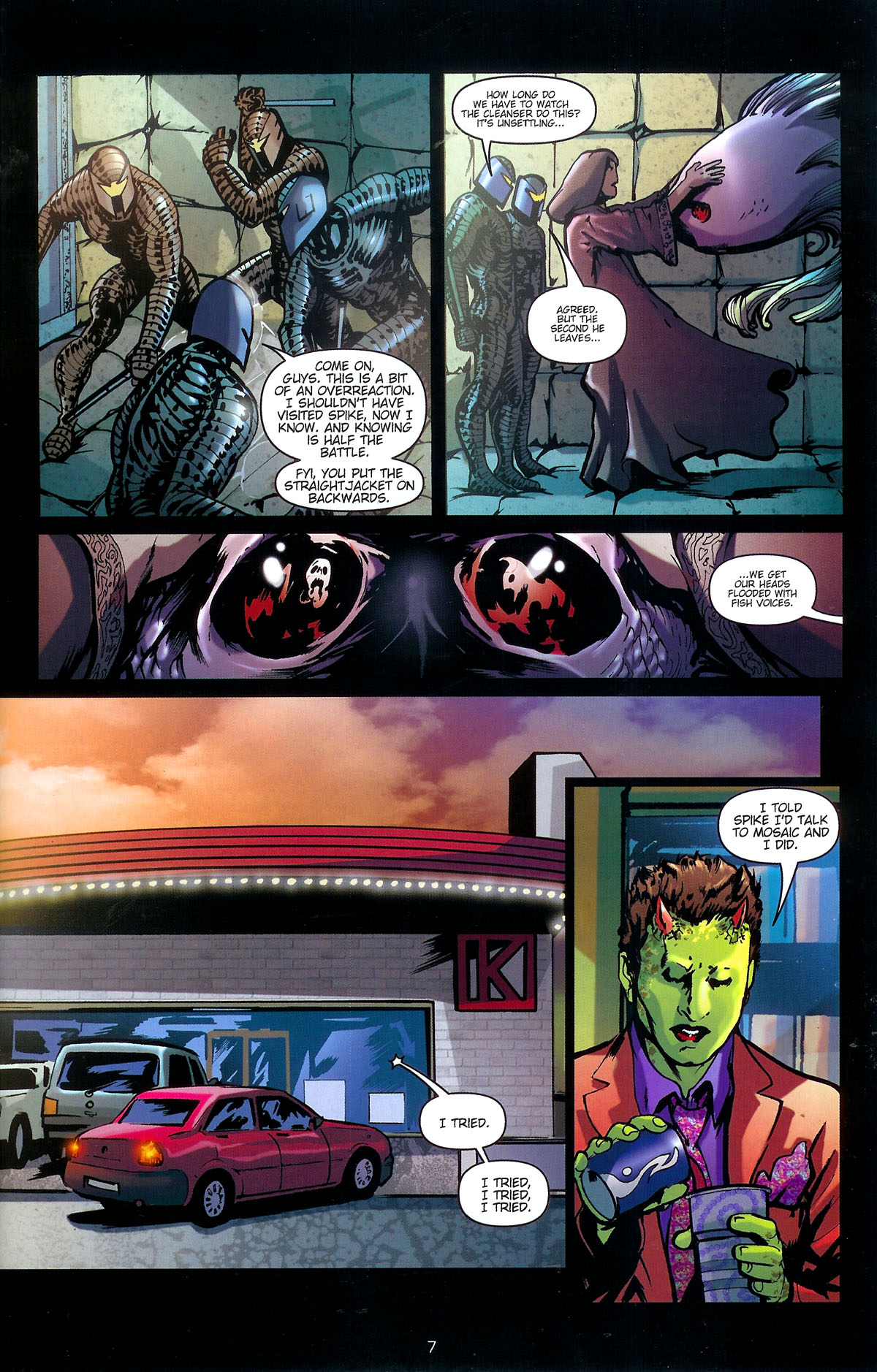 Read online Spike: Asylum comic -  Issue #4 - 9