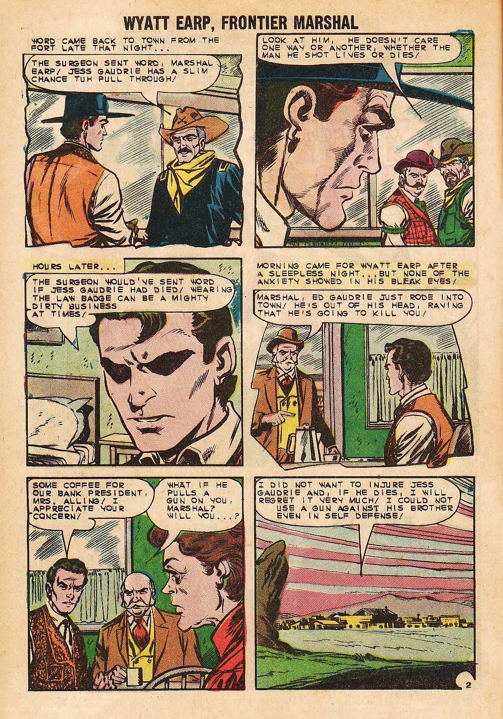 Read online Wyatt Earp Frontier Marshal comic -  Issue #49 - 4