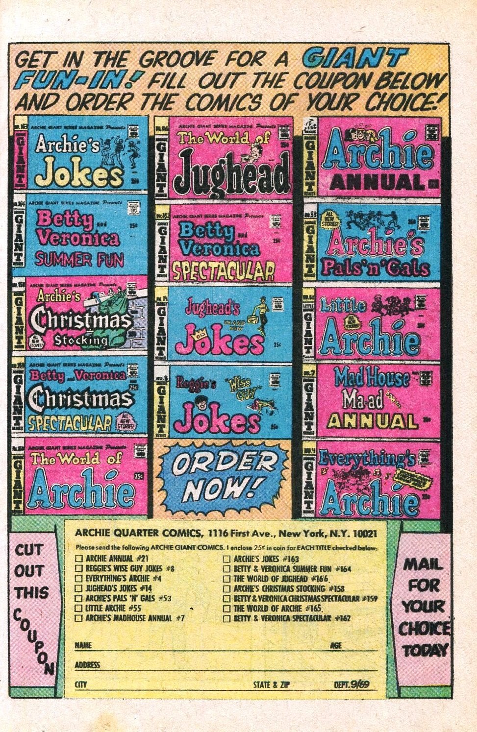 Read online Jughead's Jokes comic -  Issue #14 - 9