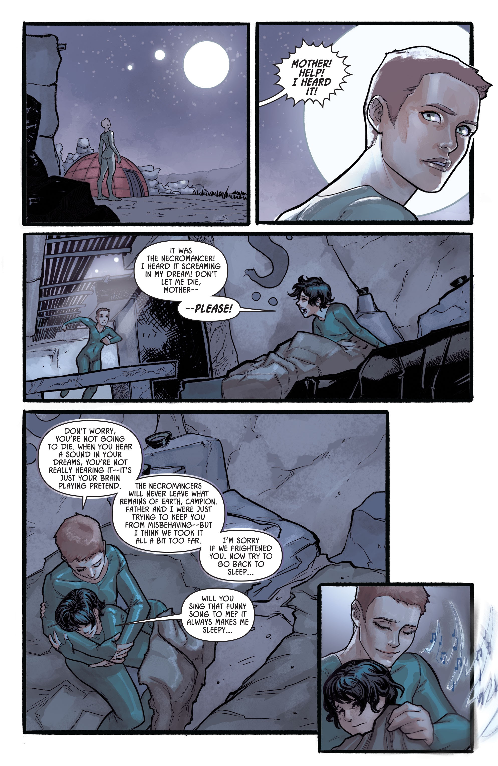 Read online HBO Max/Raised by Wolves comic -  Issue # Full - 8
