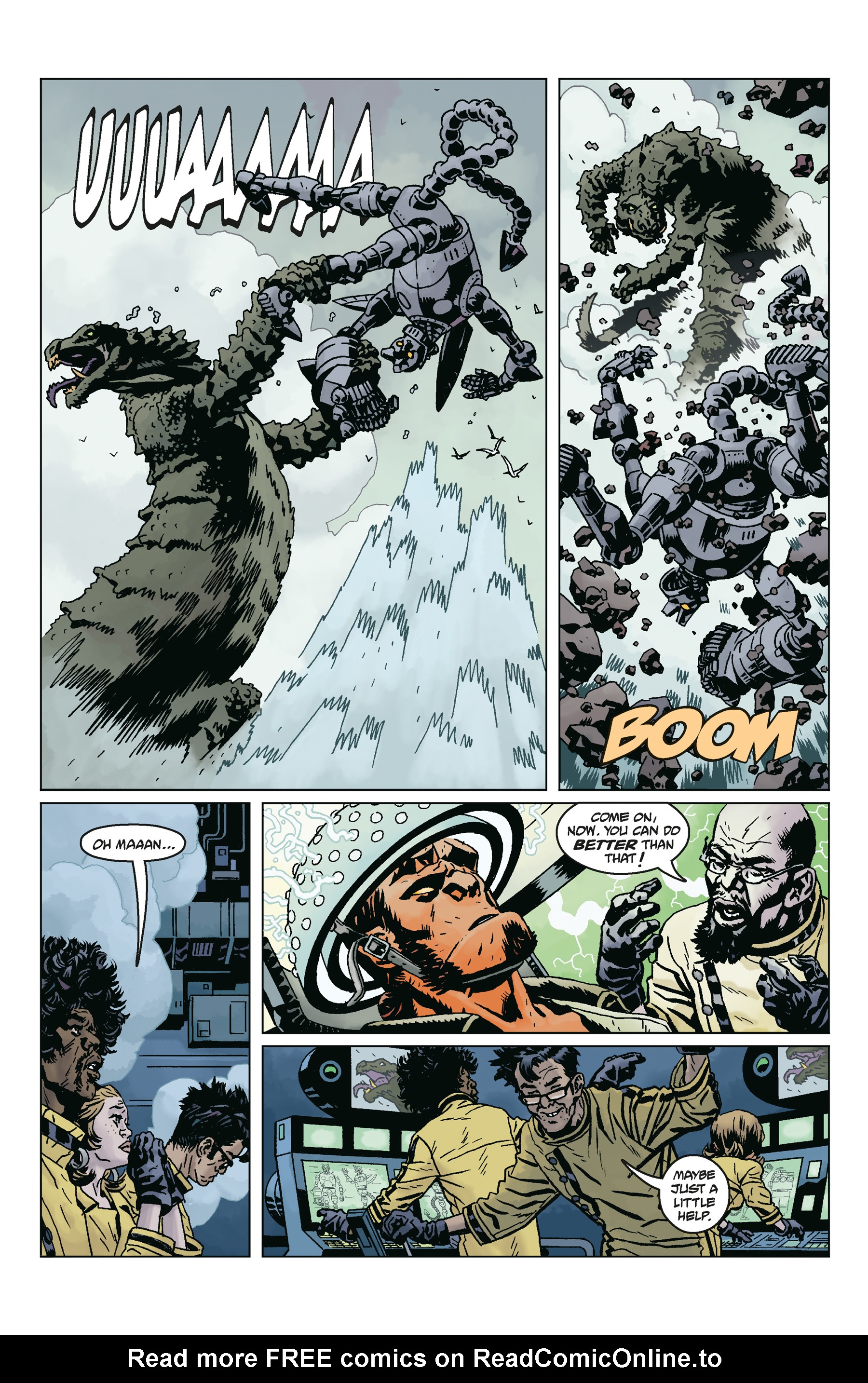 Read online Giant Robot Hellboy comic -  Issue #2 - 4
