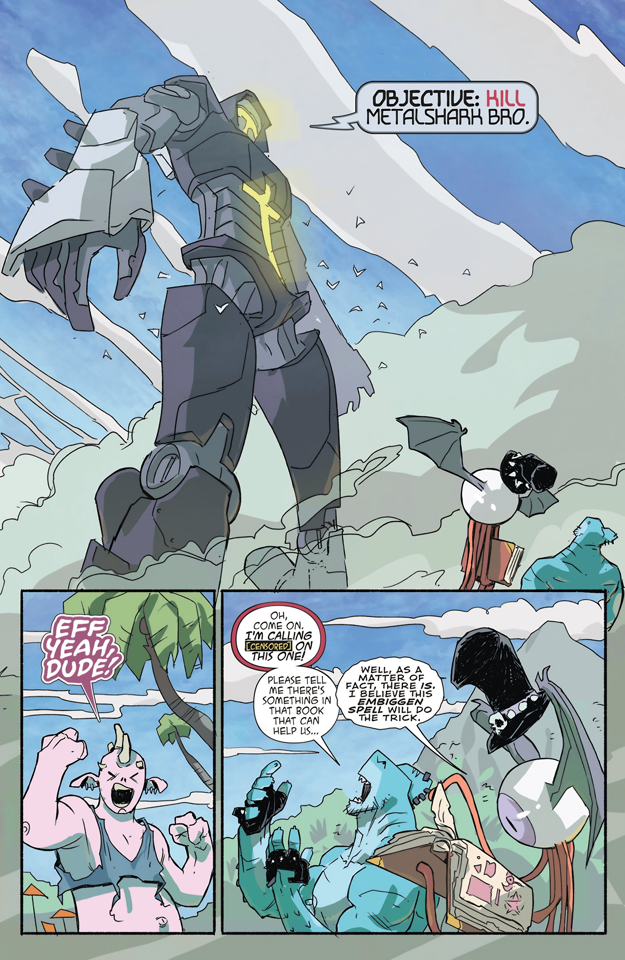 Read online Metalshark Bro: What the Fin? comic -  Issue # TPB - 73