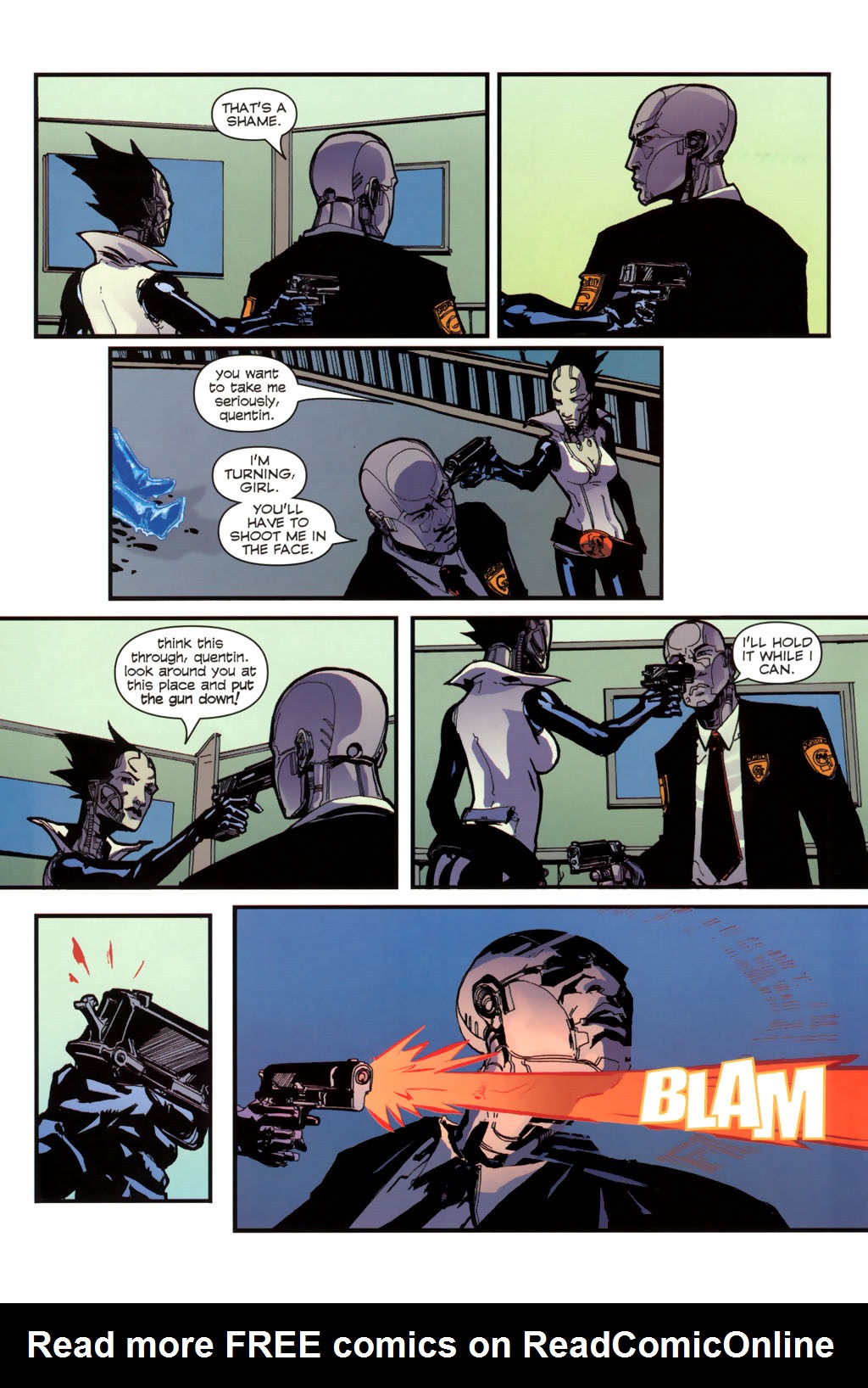 Read online NYC Mech: beta LOVE comic -  Issue #6 - 16