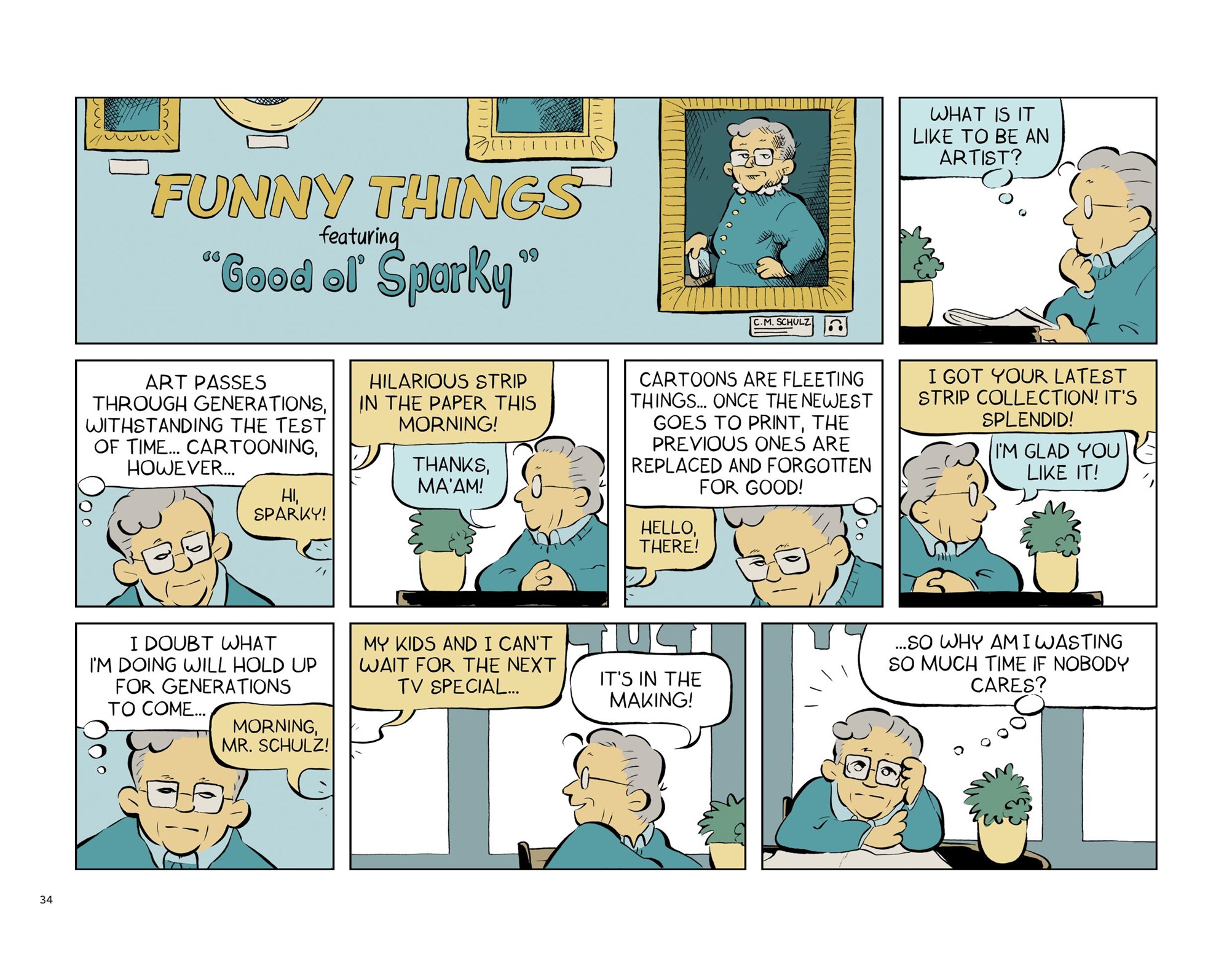 Read online Funny Things: A Comic Strip Biography of Charles M. Schulz comic -  Issue # TPB (Part 1) - 37
