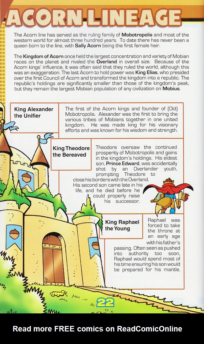 Read online Sonic the Hedgehog: The Complete Sonic Comic Encyclopedia comic -  Issue # TPB - 24