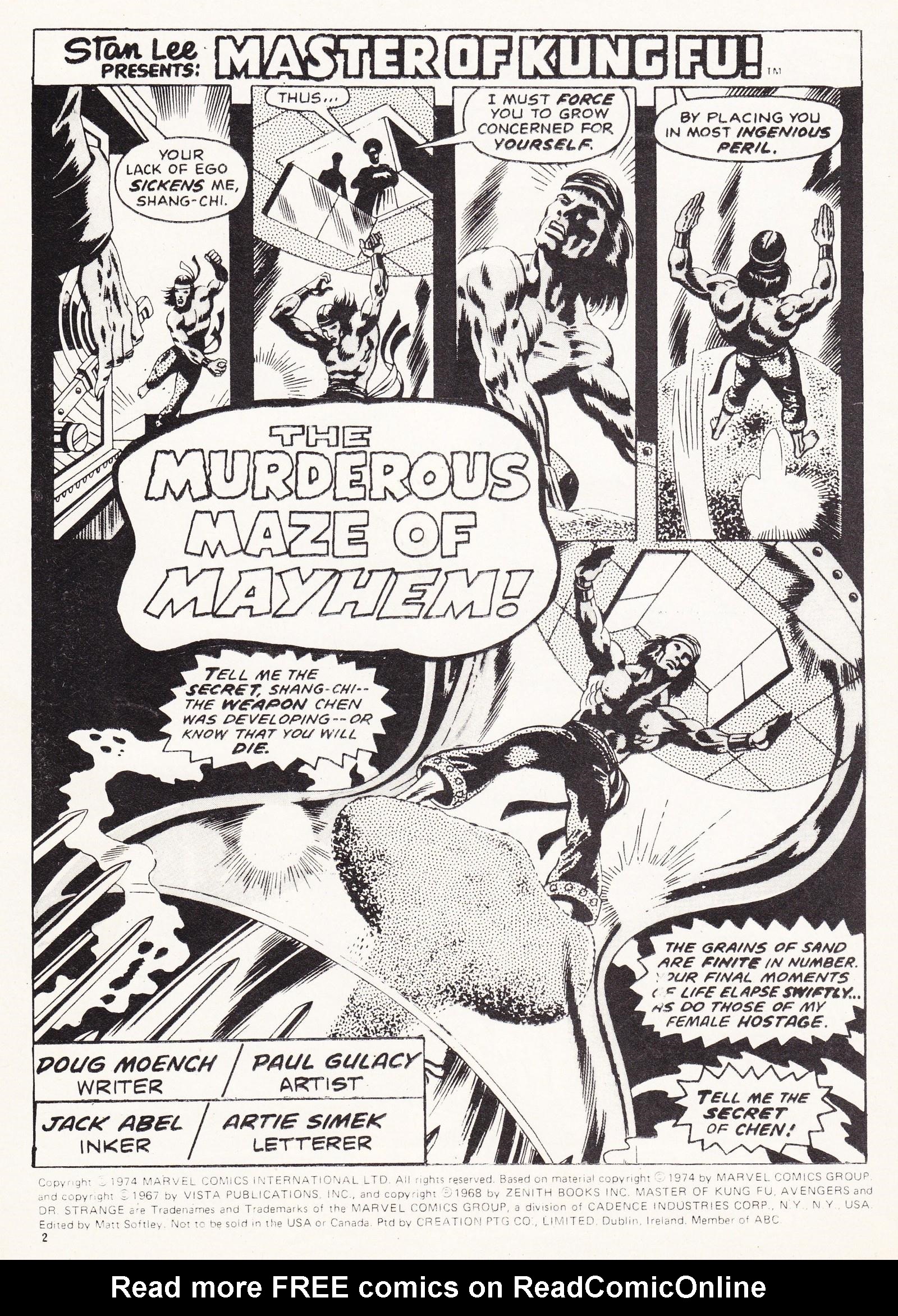 Read online The Avengers (1973) comic -  Issue #63 - 2