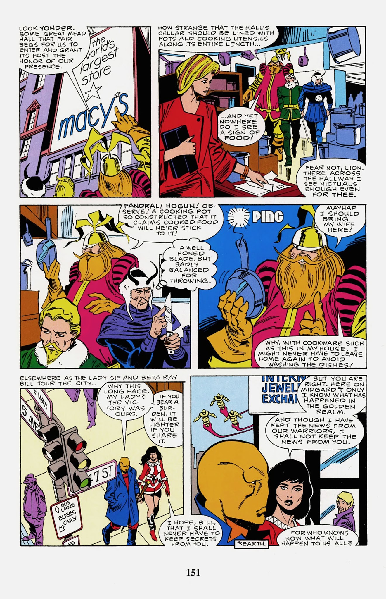 Read online Thor Visionaries: Walter Simonson comic -  Issue # TPB 2 - 153