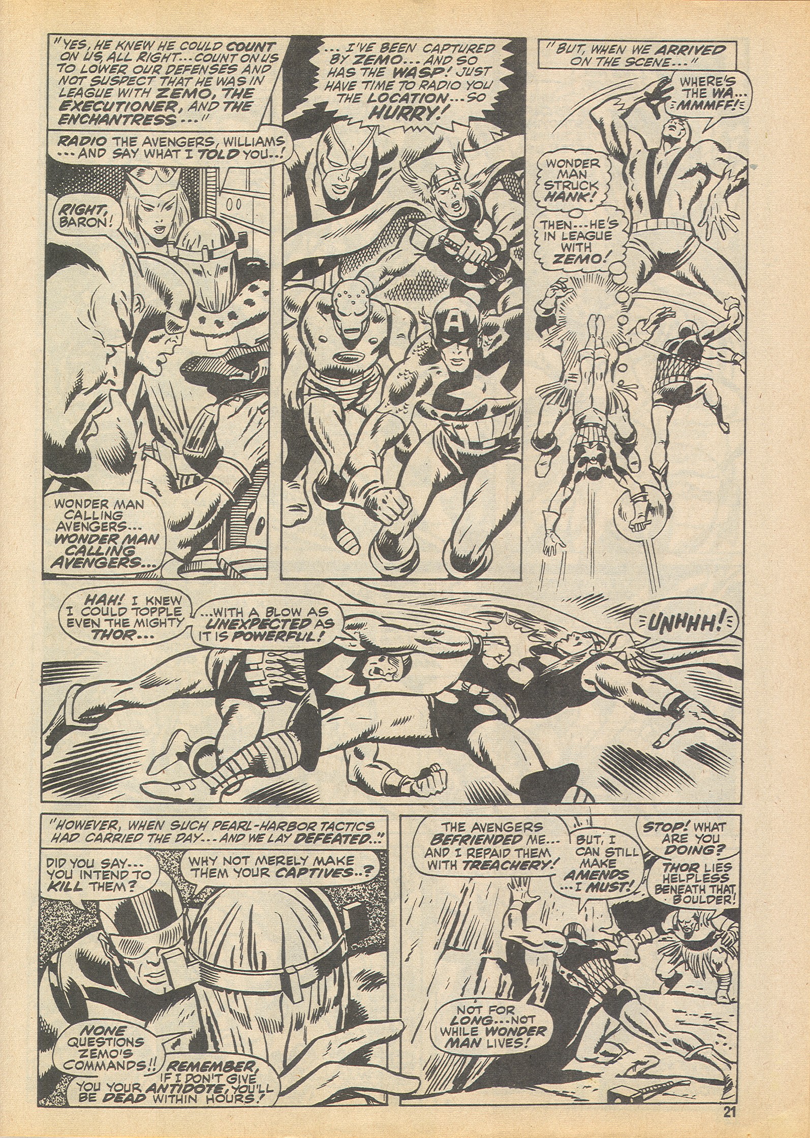 Read online The Avengers (1973) comic -  Issue #85 - 21