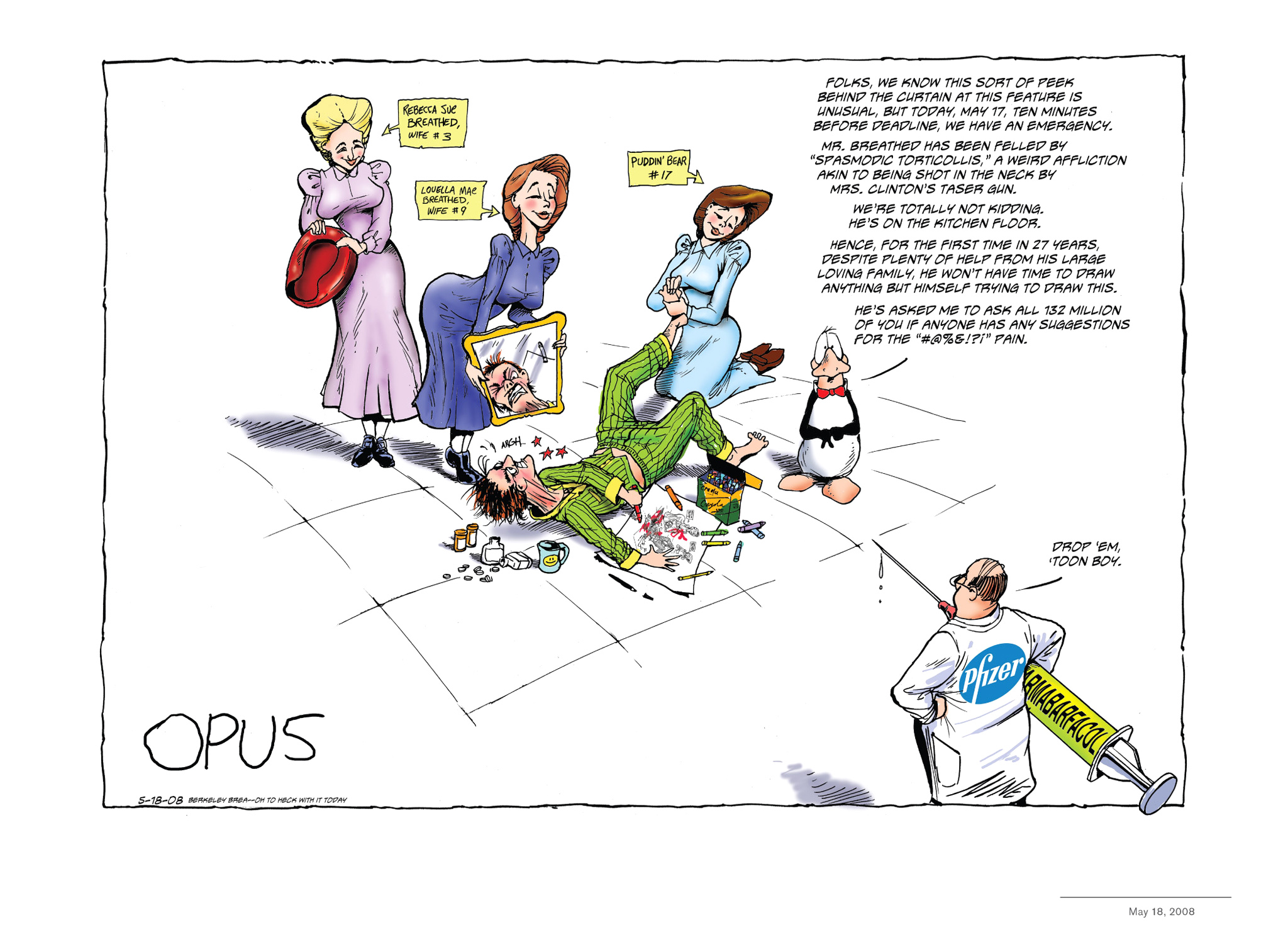 Read online Opus Complete Sunday Strips From 2003-2008 comic -  Issue # TPB (Part 3) - 44