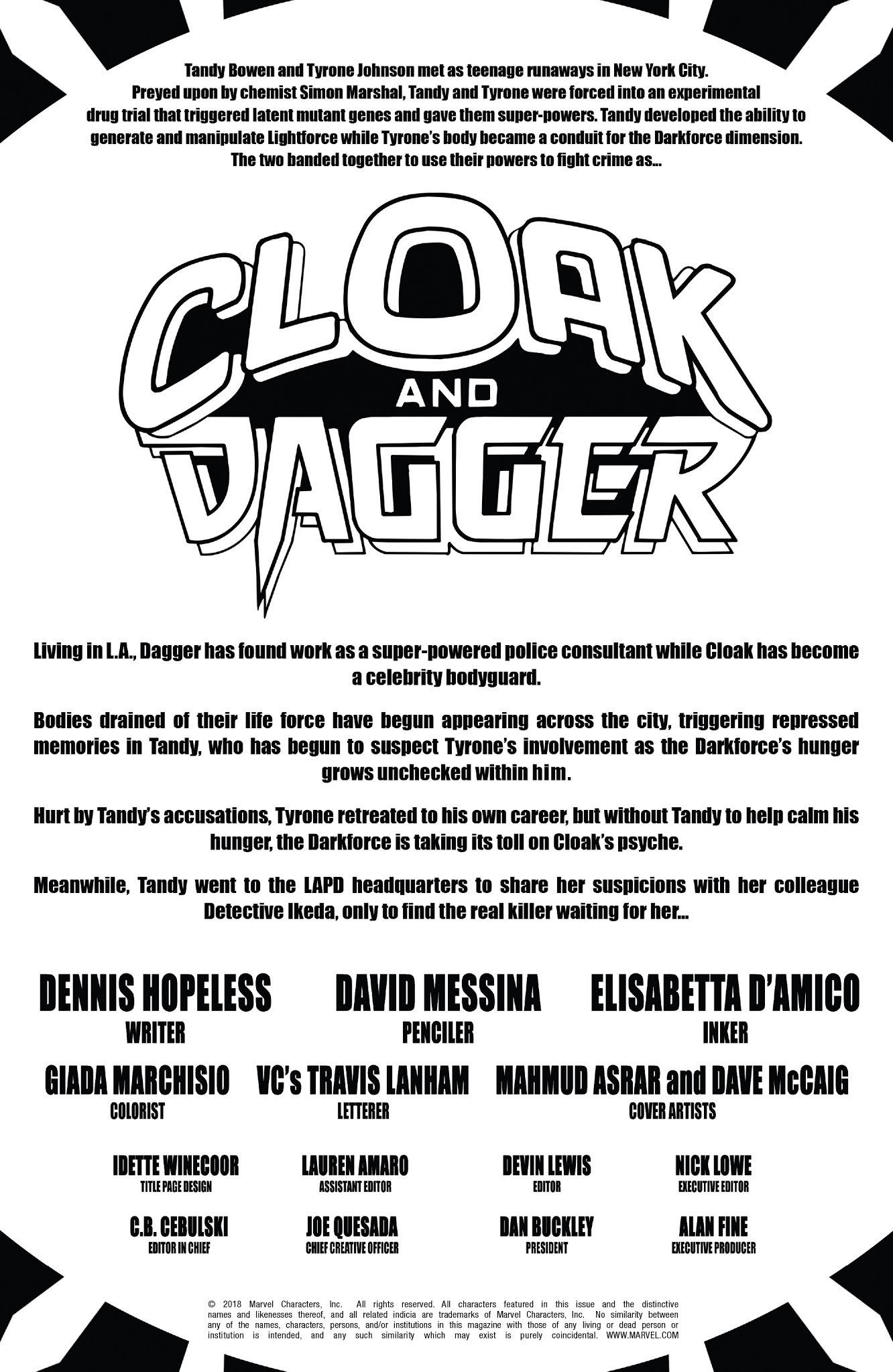 Read online Cloak and Dagger (2018) comic -  Issue #3 - 2