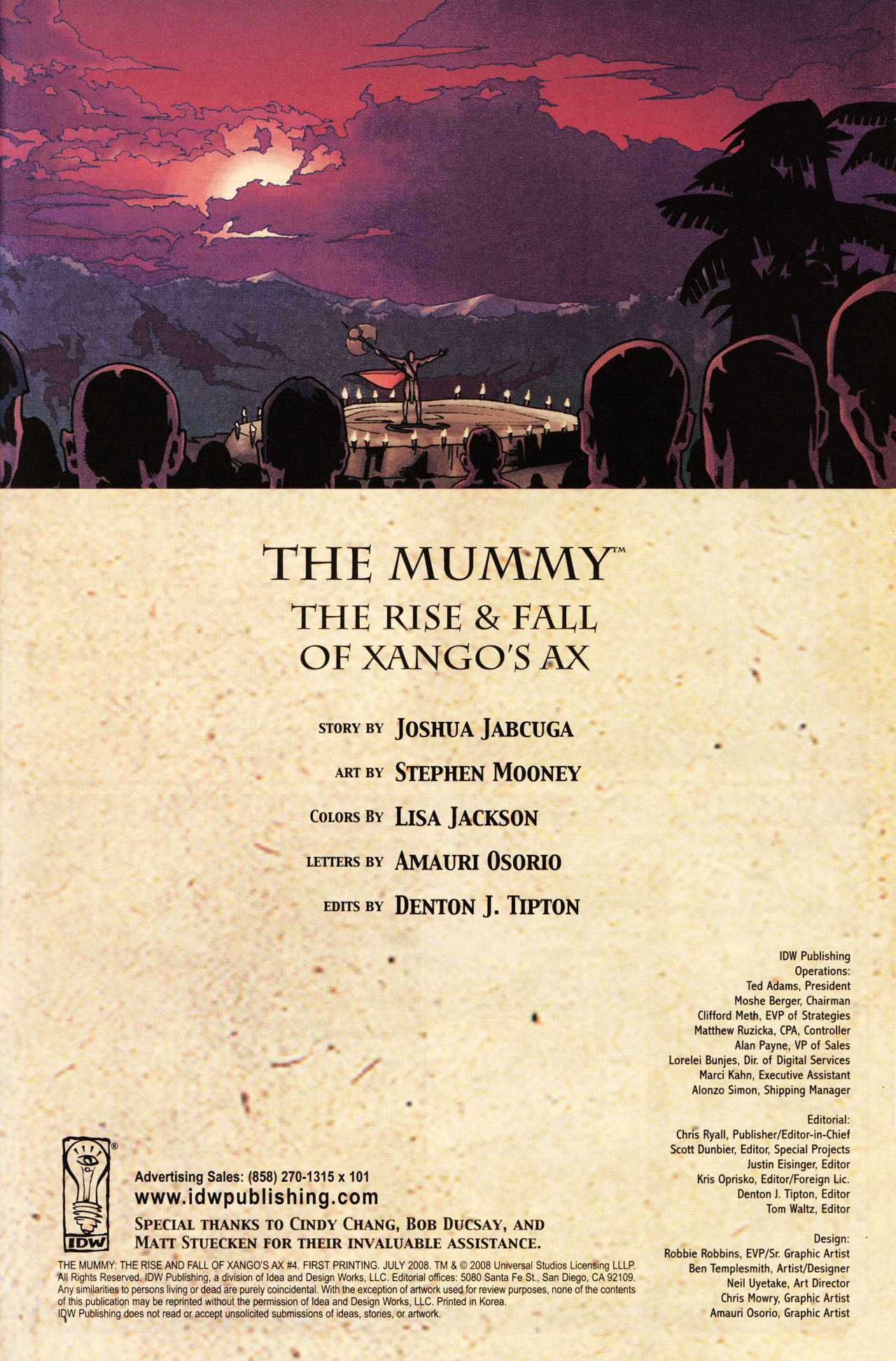 Read online The Mummy: The Rise and Fall of Xango's Ax comic -  Issue #4 - 24