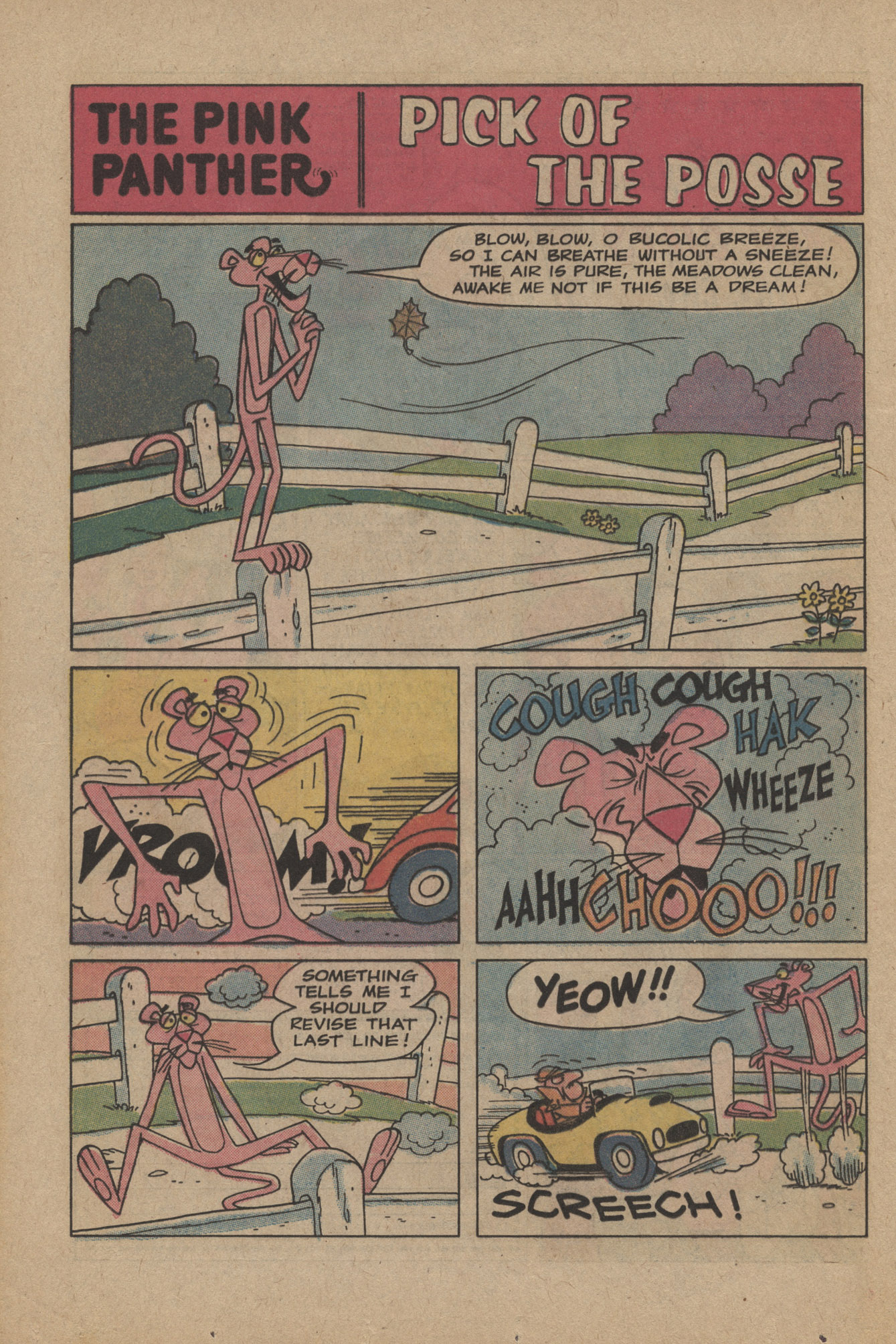 Read online The Pink Panther (1971) comic -  Issue #20 - 20